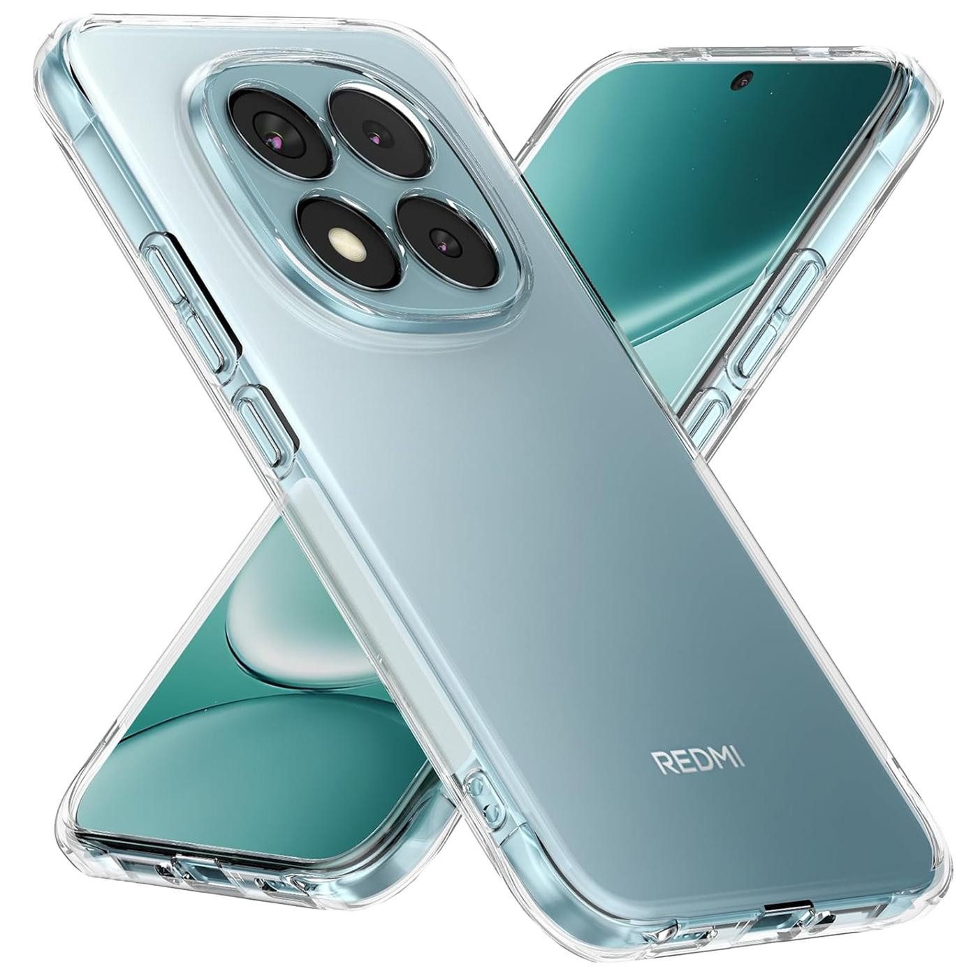 CoolGadget Handyhülle Transparent Ultra Slim Case für Xiaomi Redmi Note 15 Pro+ 5G 6,83 Zoll, Silikon Hülle Dünne Schutzhülle für Redmi Note 15 Pro Plus 5G Hülle