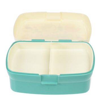 Rex London Lunchbox mit herausnehmbaren Fach Wild Wonders, Kunststoff, BPA-frei, (mit Clipverschluss, ca. 17 x 13 x 7,5 cm), Snack Obst Behälter Dose Box