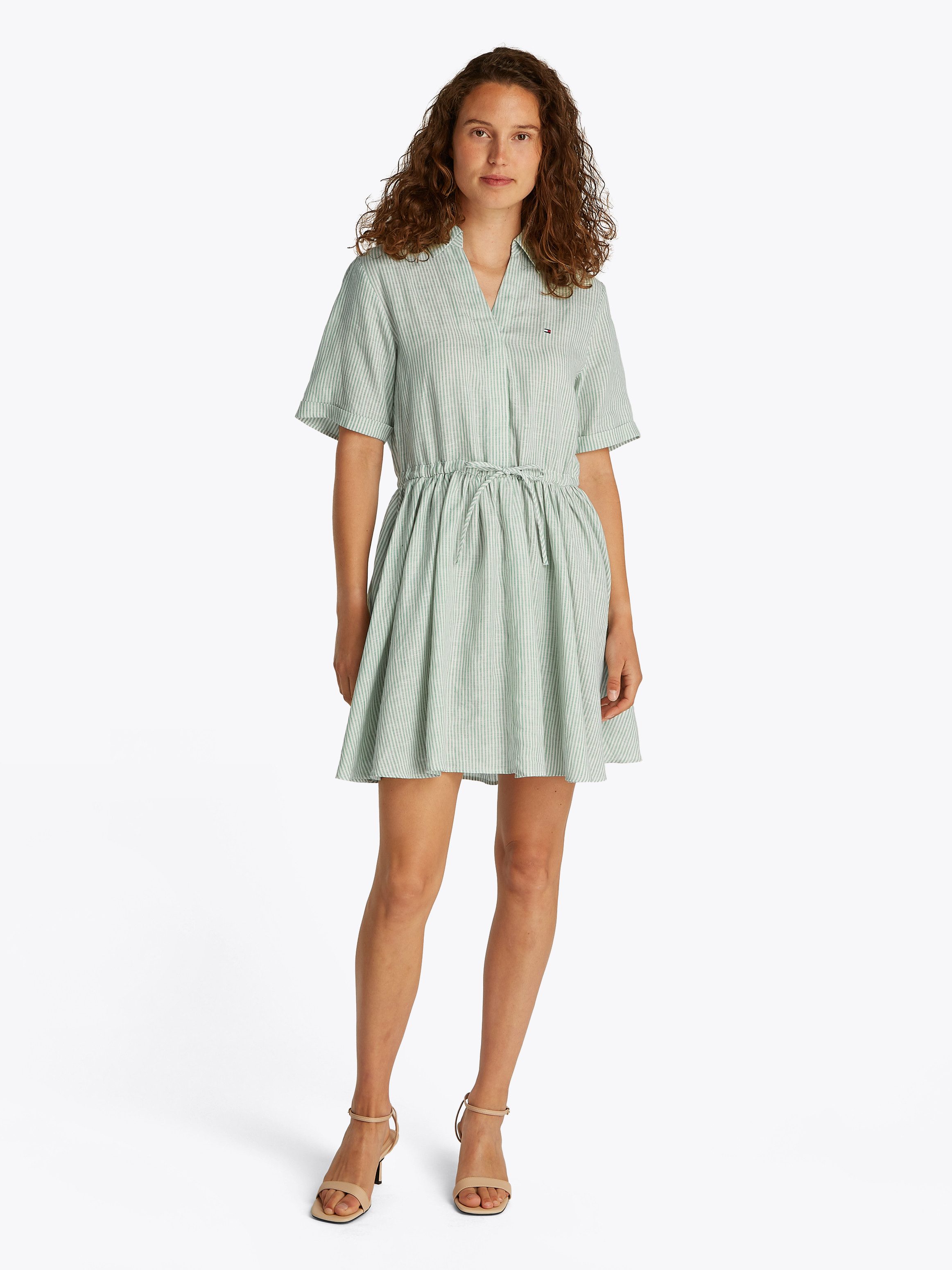 Tommy Hilfiger Hemdblusenkleid ESS LINEN S/S günstig online kaufen
