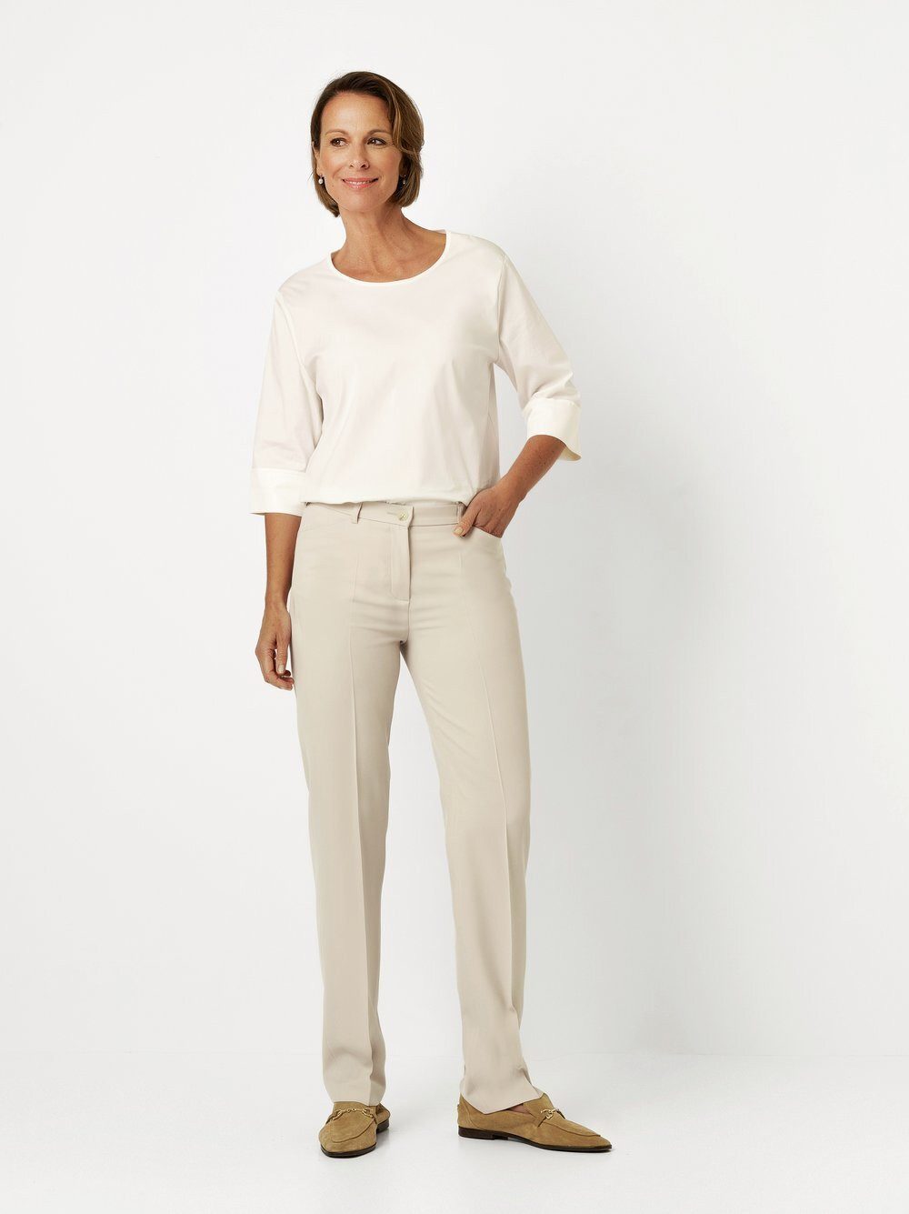 Relaxed by TONI Bügelfaltenhose Steffi aus knitterfreiem Material