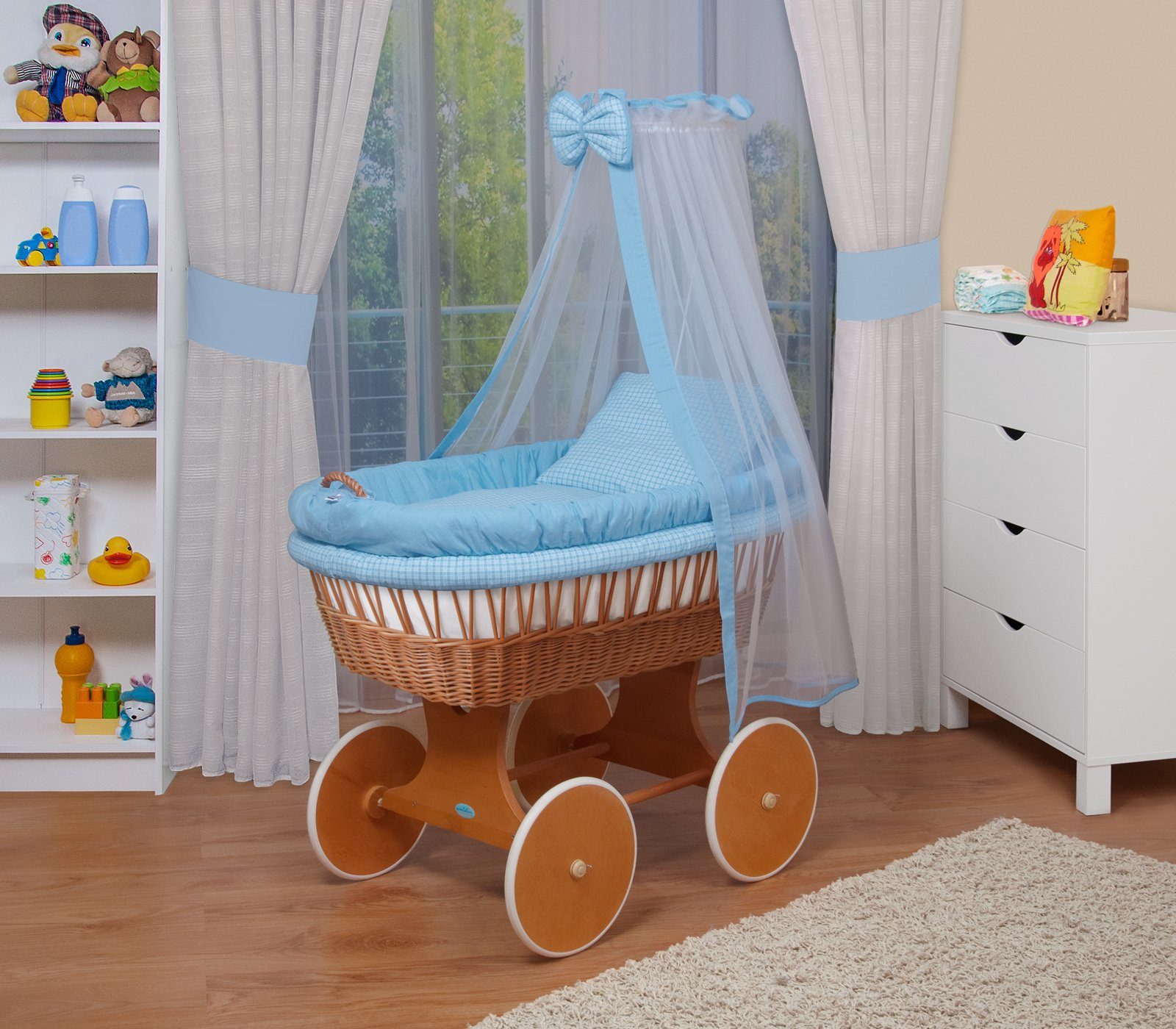 Waldin Колиски Baby Колиски-Set mit Ausstattung,XXL