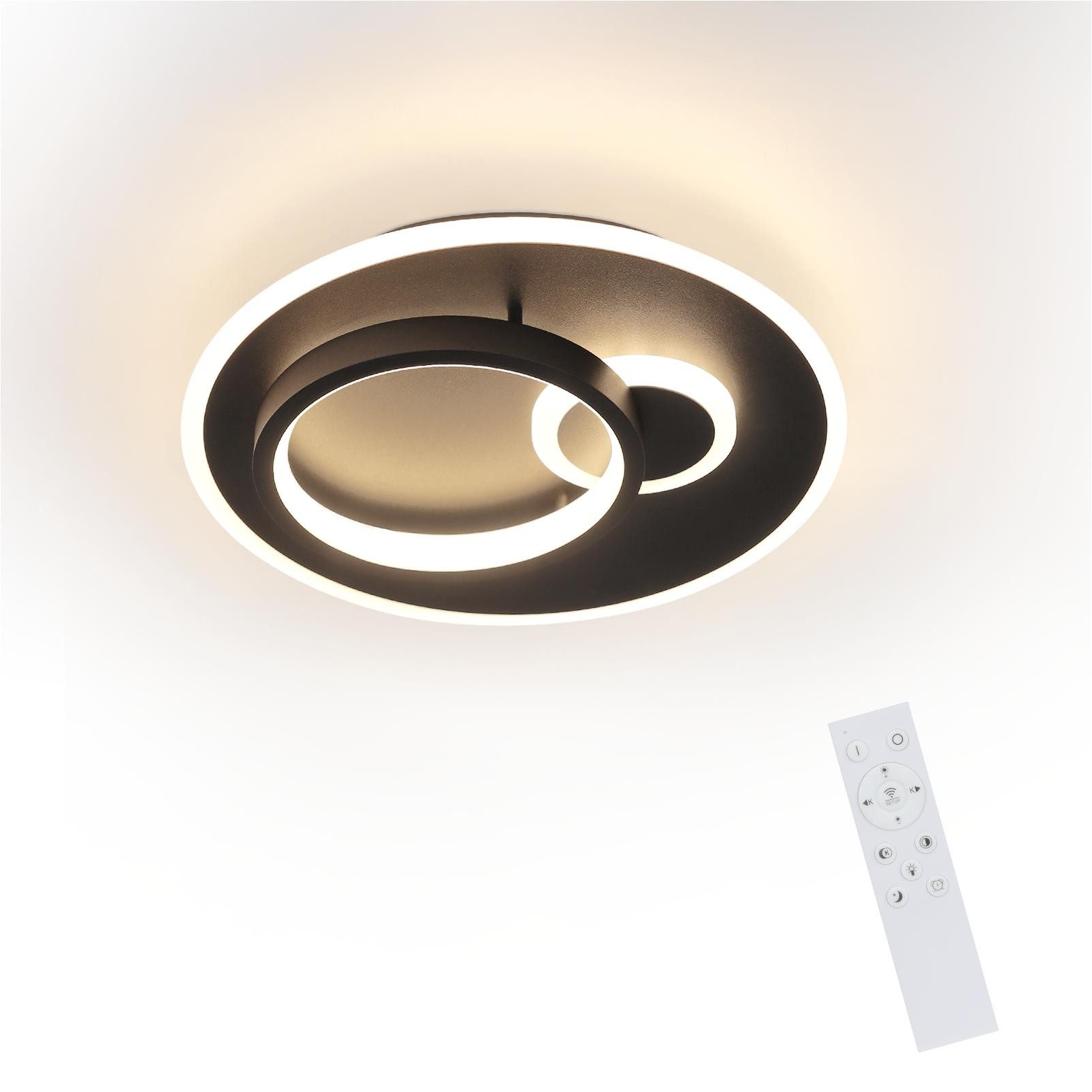 Nettlife LED Deckenleuchte Deckenlampe Dimmbar Wohnzimmer günstig online kaufen