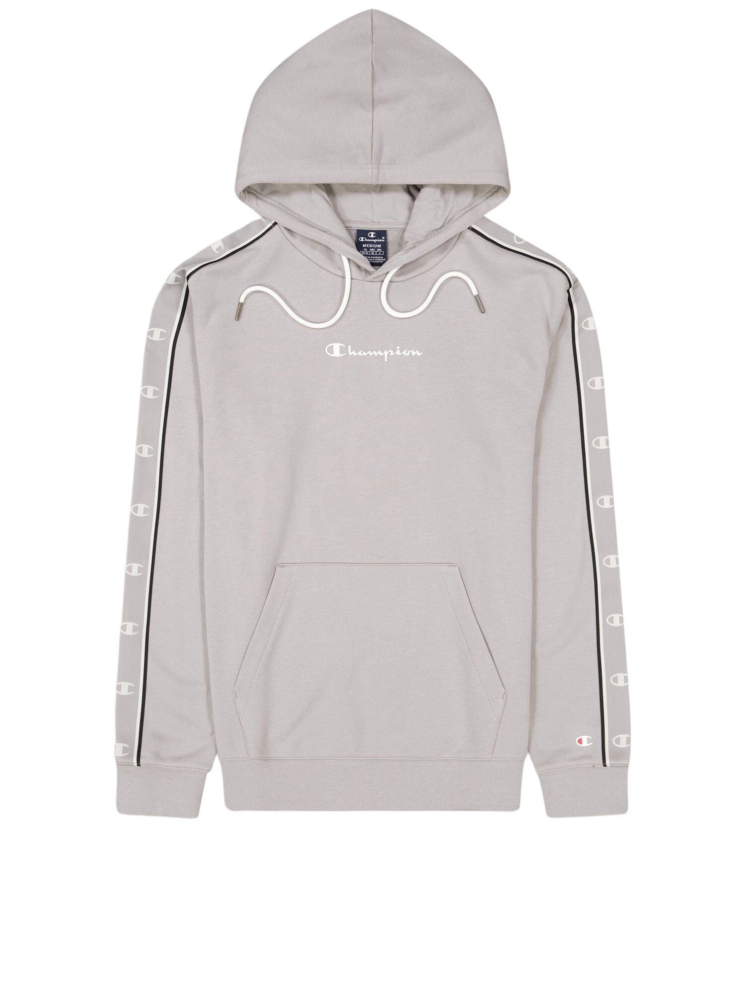 Champion Hoodie Kapuzenpullover Kapuzen-Pullover schwerem grau aus