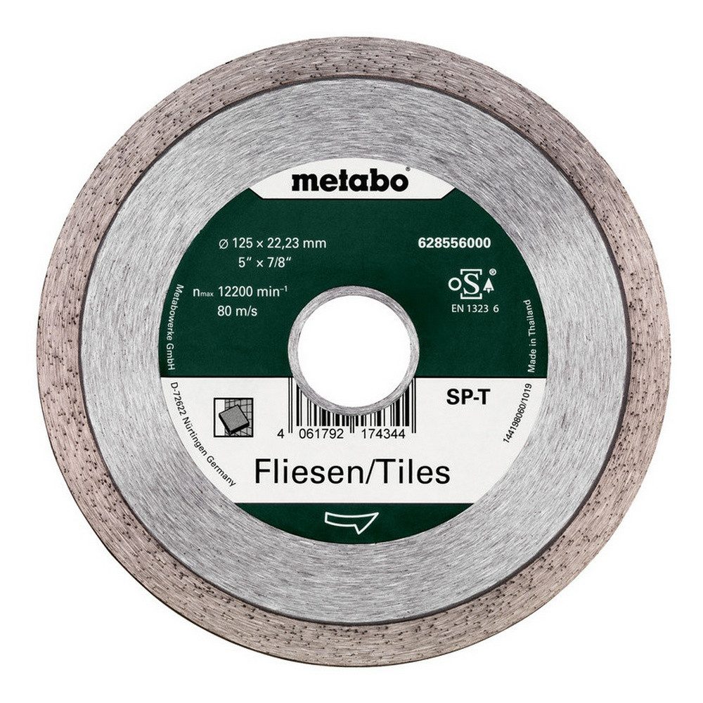 metabo Trennscheibe, Ø 125 mm, Diamant SP - T, 125 x 22,23 mm, Fliesen