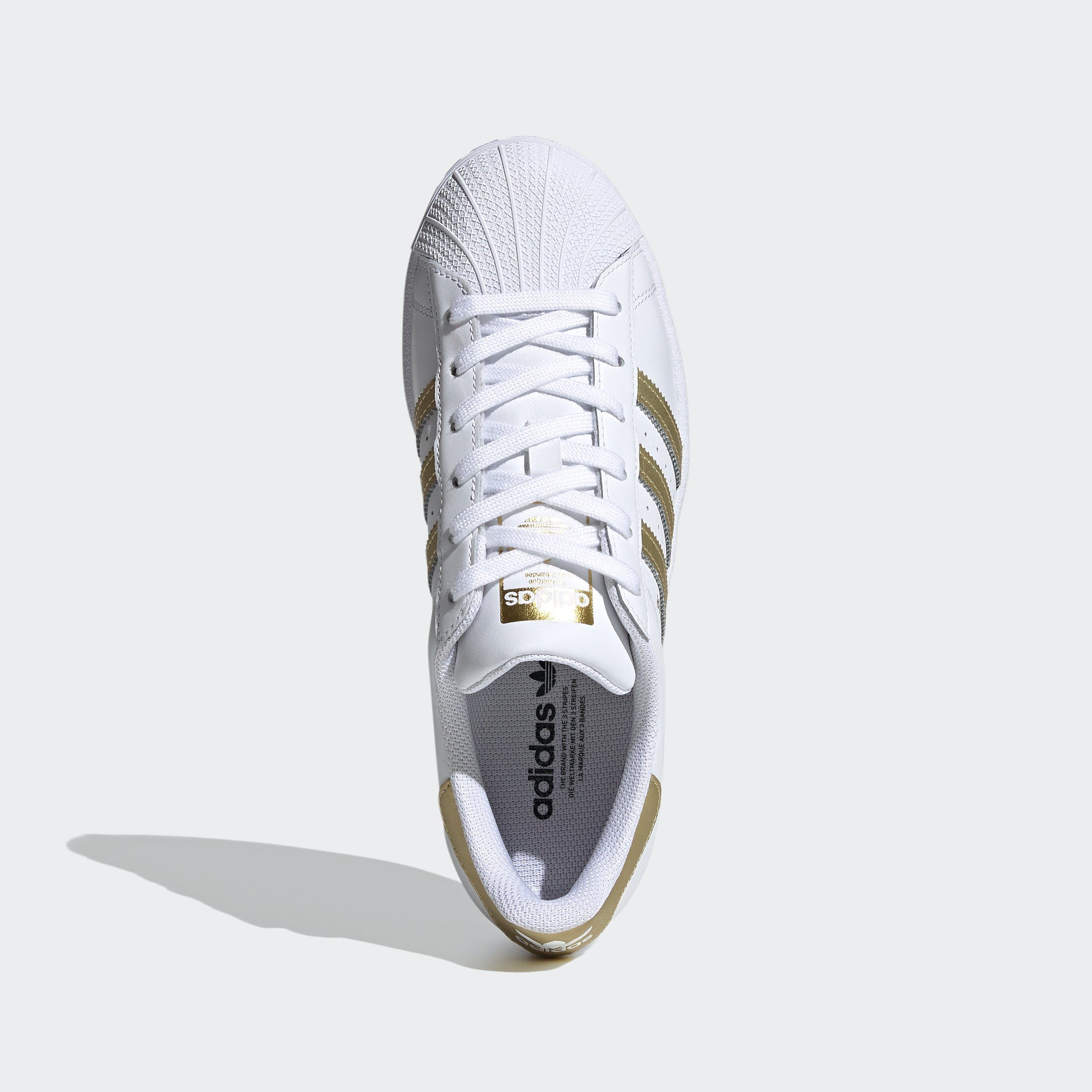 Sneaker adidas / White SUPERSTAR Metallic / Cloud White Cloud Gold Originals
