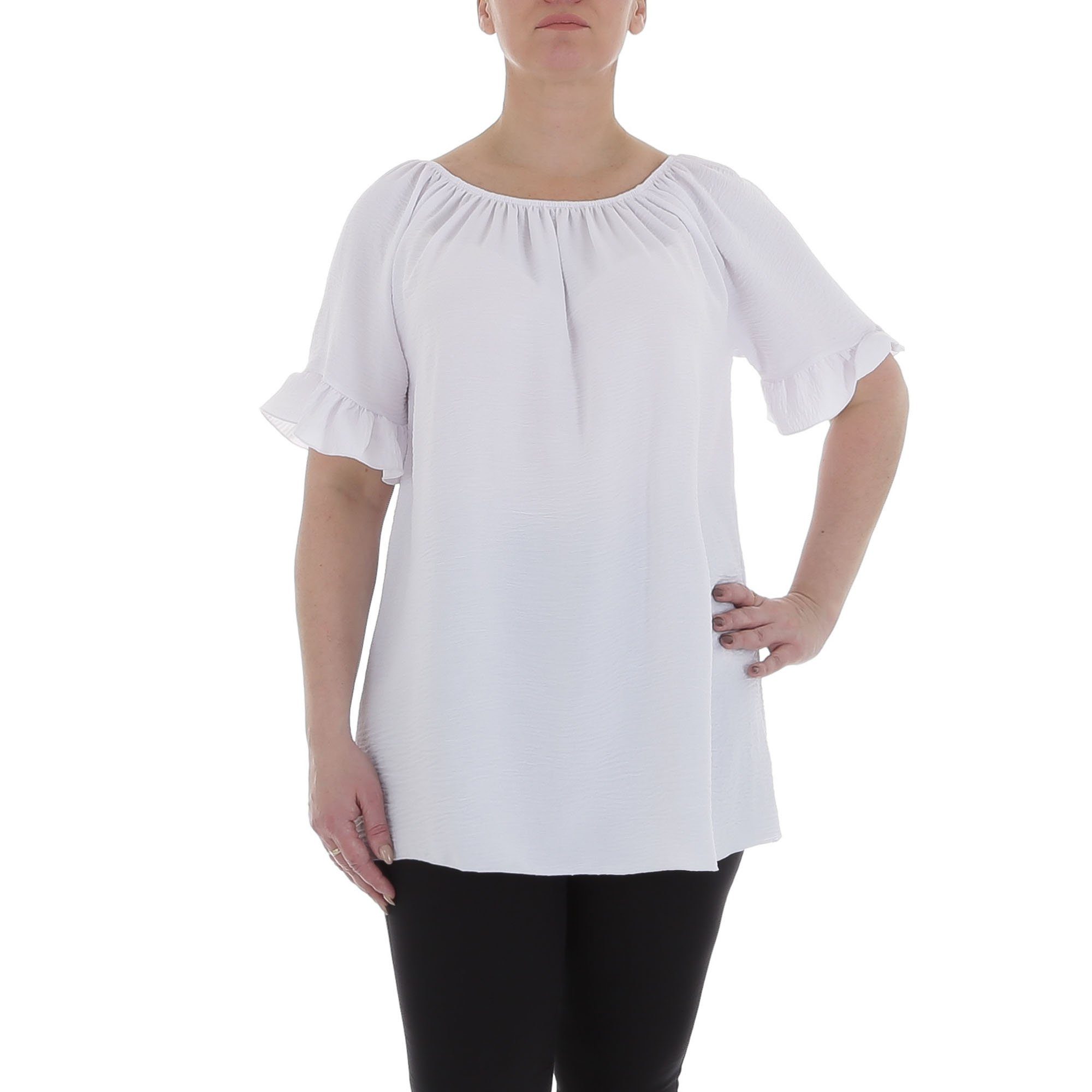 Ital-Design Kurzarmbluse Damen Elegant (85915851) Bluse günstig online kaufen
