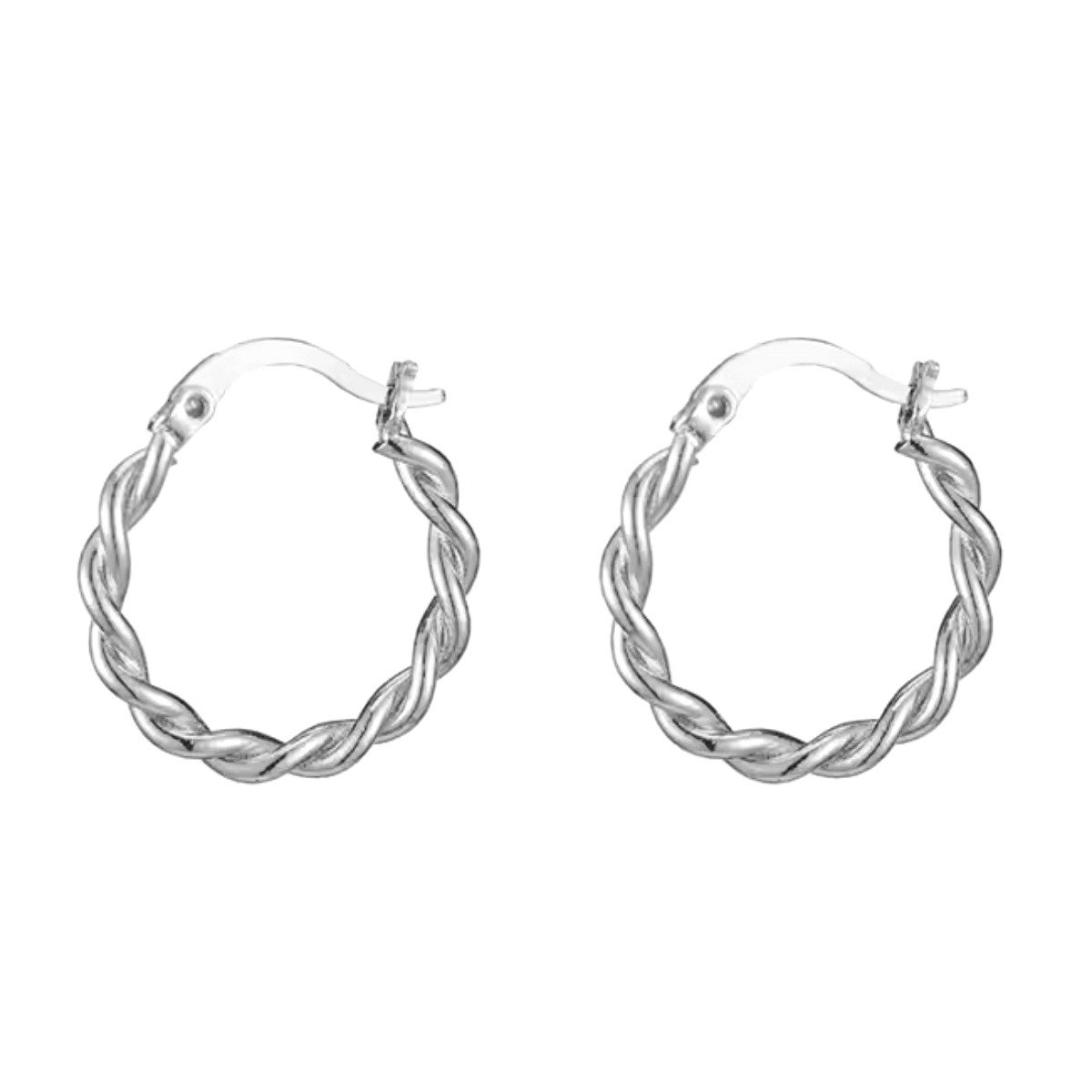 ELLAWIL Paar Creolen Ohrschmuck Ohrstecker Damenohrringe Creole runde Ohrri günstig online kaufen