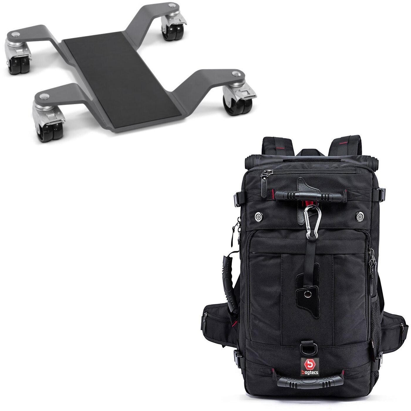 ConStands Schraube Set: Rangierhilfe für Hauptständer Easy Mover II bis 400kg grau # mit