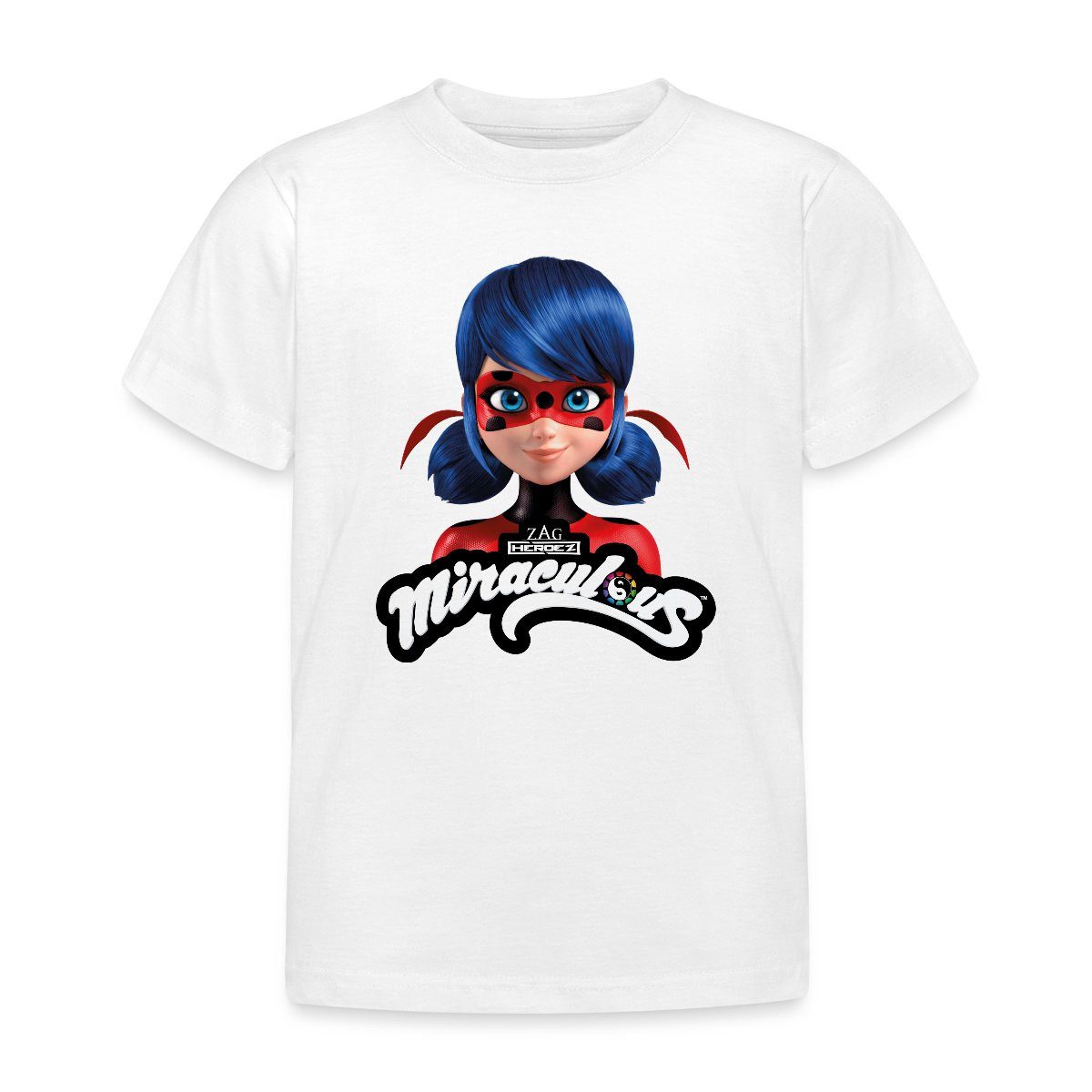 Spreadshirt T-Shirt Miraculous Ladybug Mit Logo Kinder T-Shirt (1-tlg)