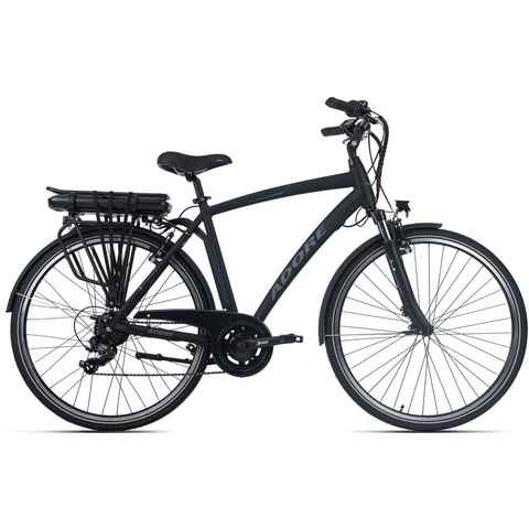 Adore E-Bike Versailles, 7 Gang Shimano Tourney Schaltwerk, Kettenschaltung, Heckmotor, 374,4 Wh Akku