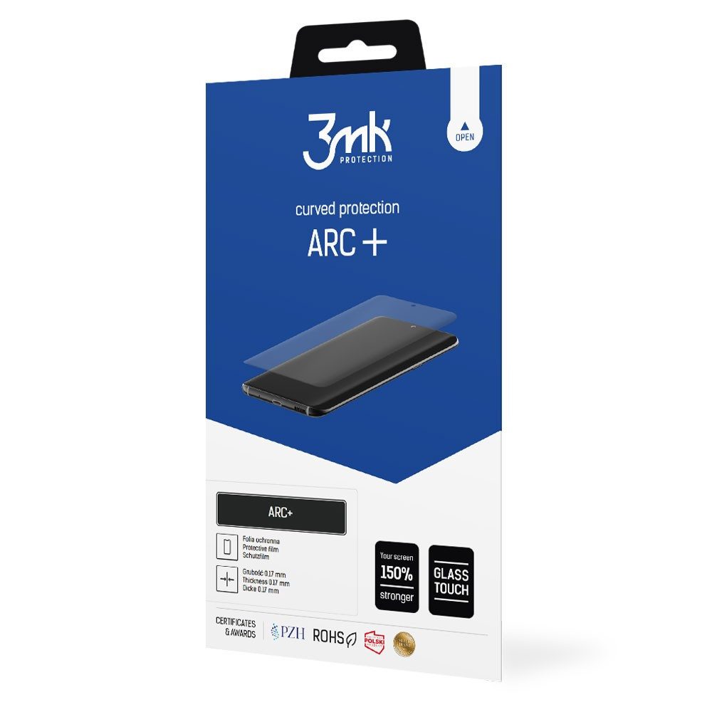 3MK Displayschutzfolie Panzerfolie Bildschirmschutz für OnePlus 8 Pro 5G, Spar-Set, 1 Stück, Selbstheilend, randlos, fingerabdrucktauglich