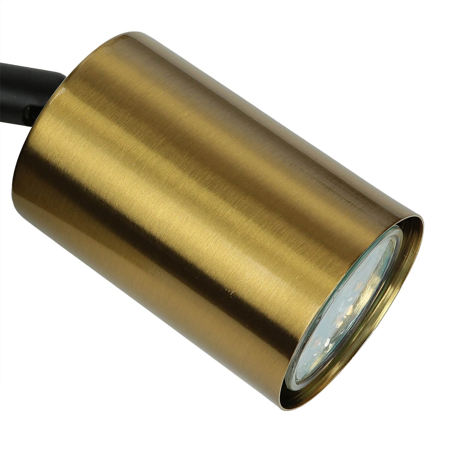 Licht-Erlebnisse Wandstrahler COLENE, ohne Leuchtmittel, Wandlampe mit Schalter in Schwarz GU10 Leselampe Wand Bett Sofa – Bild 5 von 5