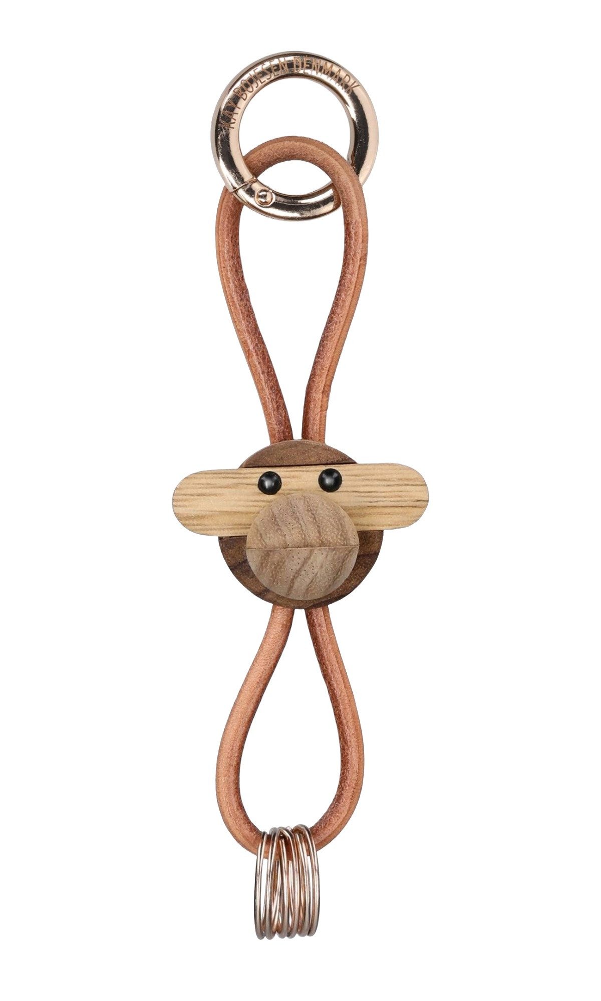 KAY BOJESEN Denmark Schlüsselanhänger KAY BOJESEN Denmark Affe goldenfarbenes Metall Schlüsselanhänger