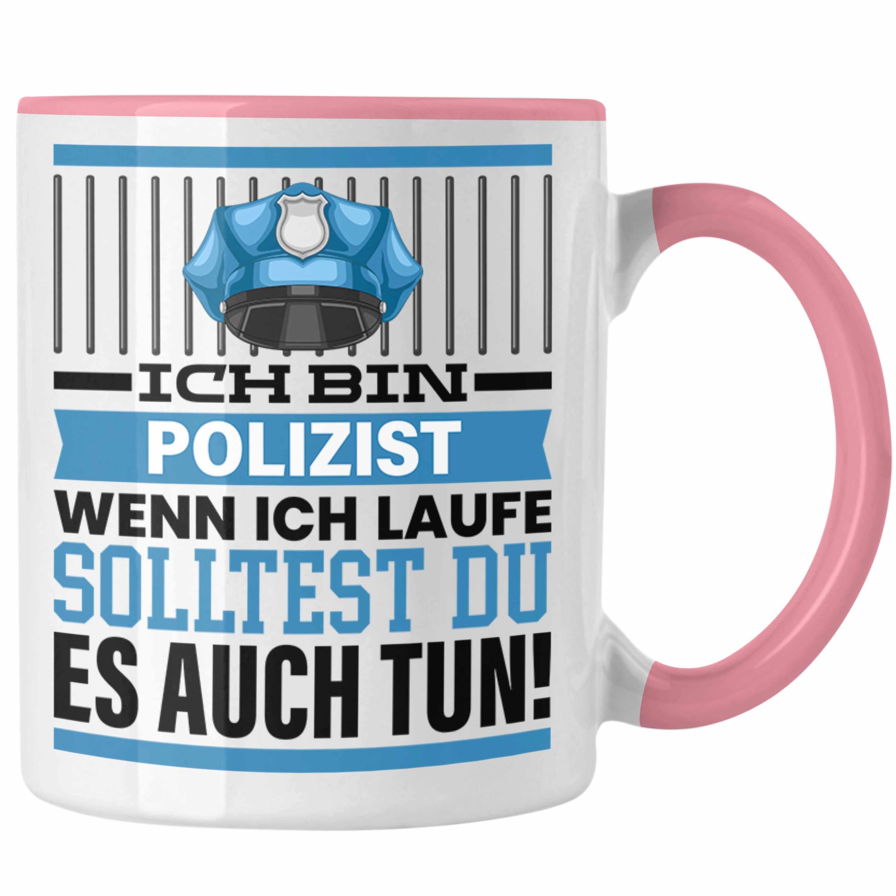 Re Männer Geschenkidee Ich Tasse Polizei Geschenk Tasse Trendation Wenn Rosa Polizist Spruch