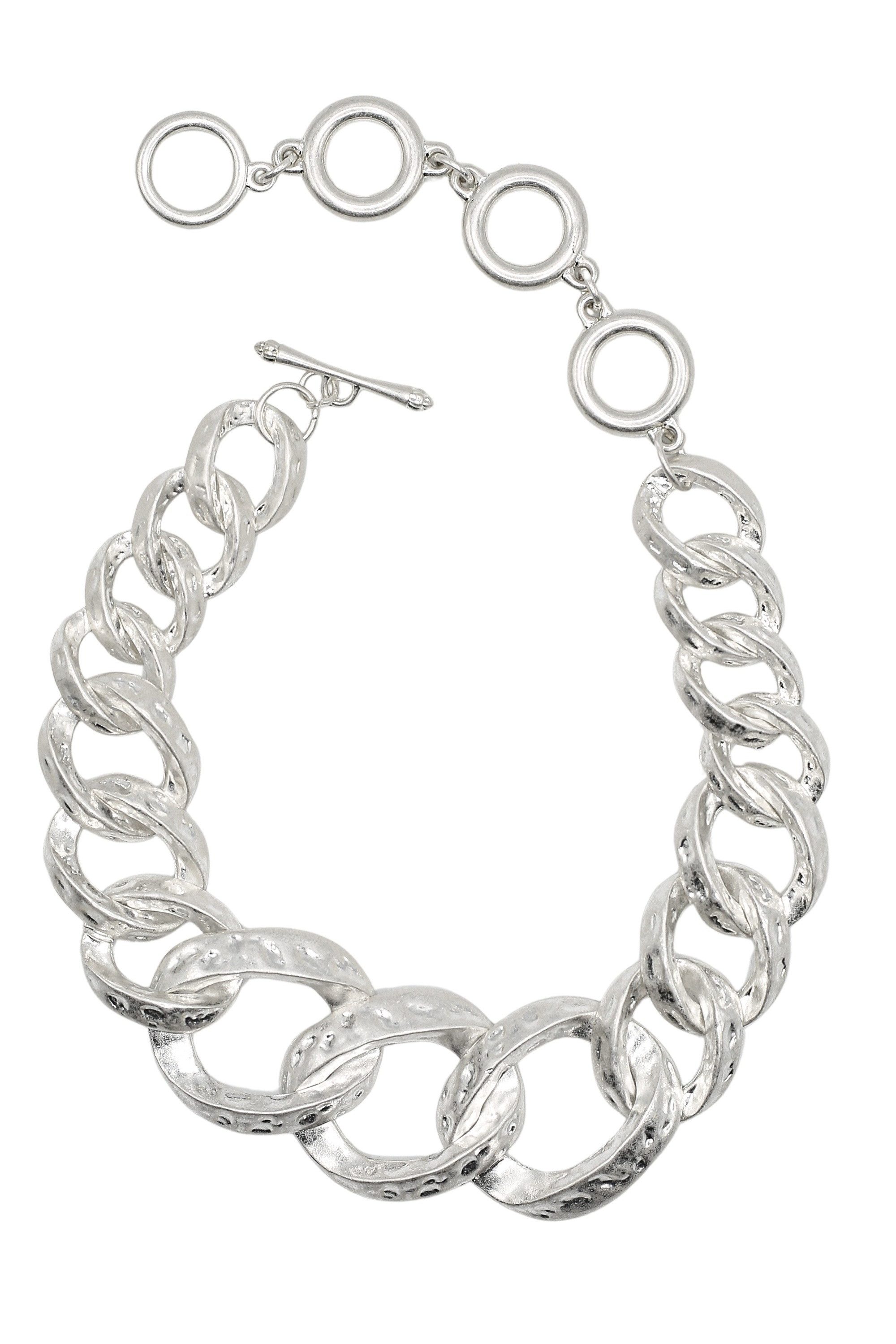 COLLEZIONE ALESSANDRO Kette mit Anhänger GlamChain, Statementkette mit großen Gliedern