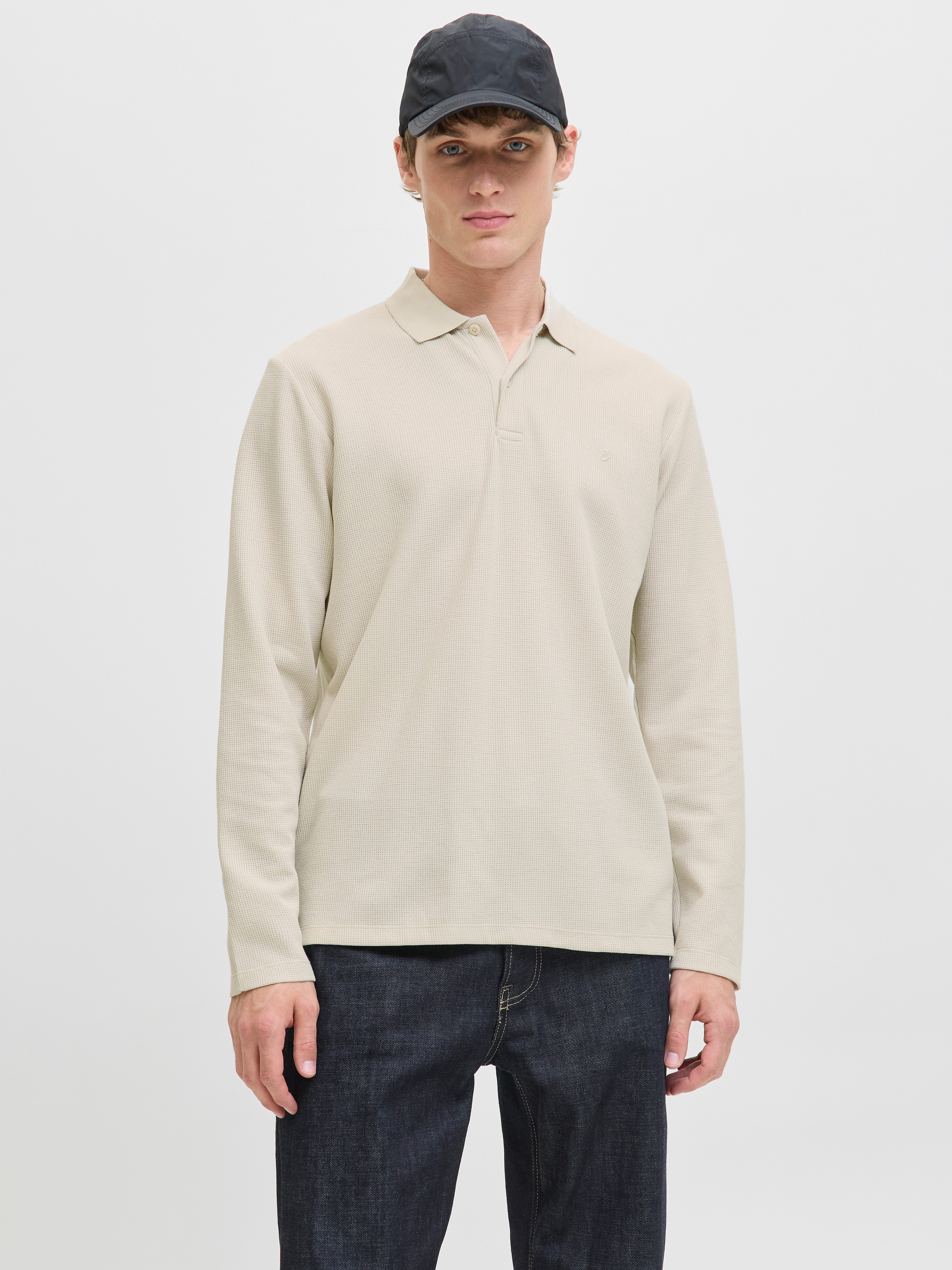 Jack & Jones Langarm-Poloshirt JJEAUSTIN POLO günstig online kaufen