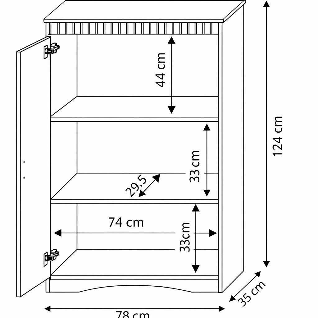 bv-vertrieb Aktenschrank Aktenschrank Büroschrank Mehrzweckschrank Landhausstil weiss