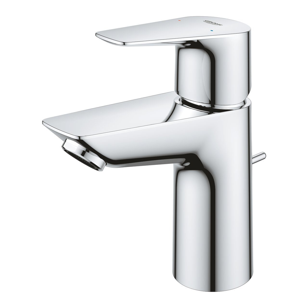 Grohe Waschtischarmatur Grohe Waschtischarmatur Einhebelmischer BauEdge 23328001 (Mit Zugstangen-Ablaufgarnitur) 23328001