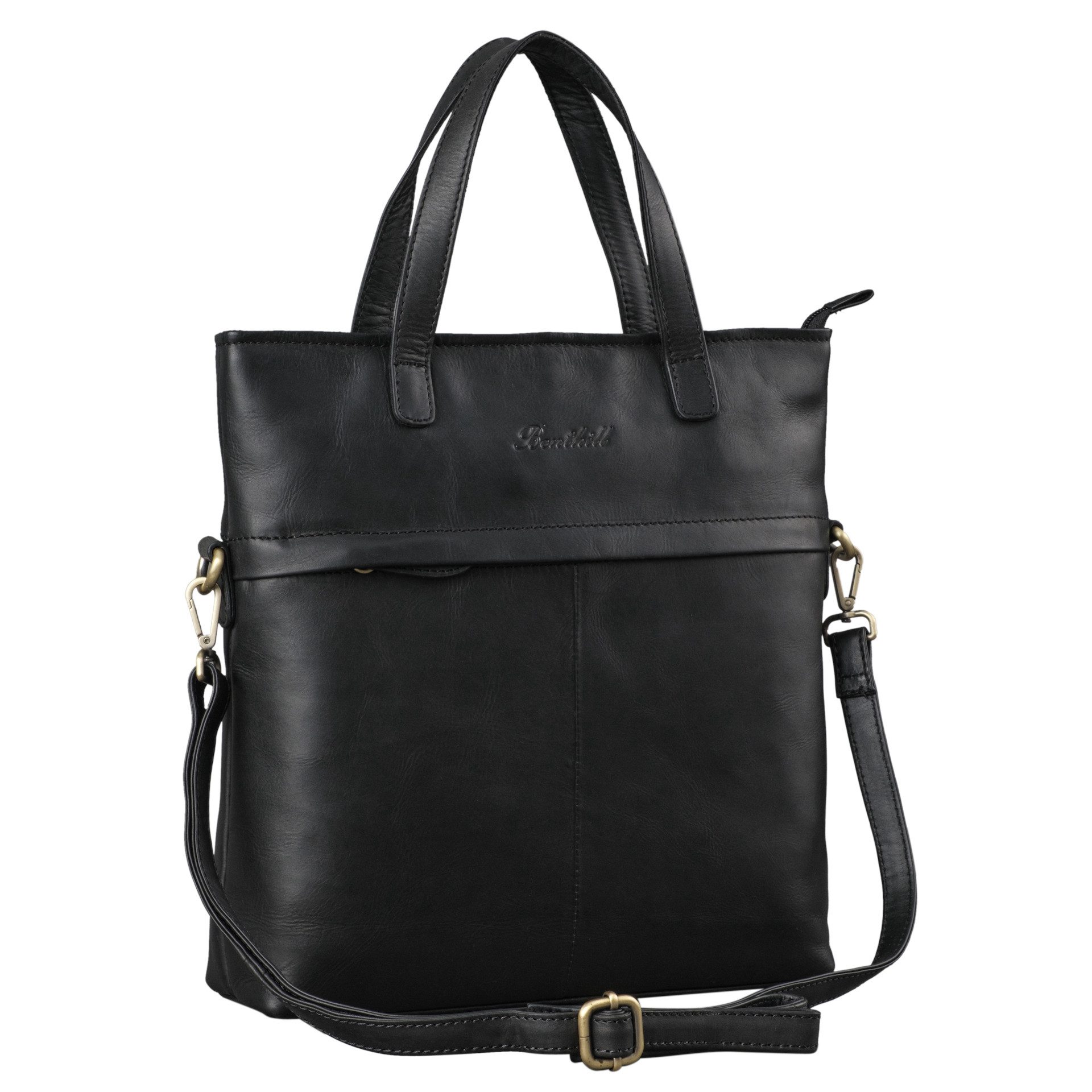 Benthill Shopper Damen Echt Leder Umhängetasche günstig online kaufen