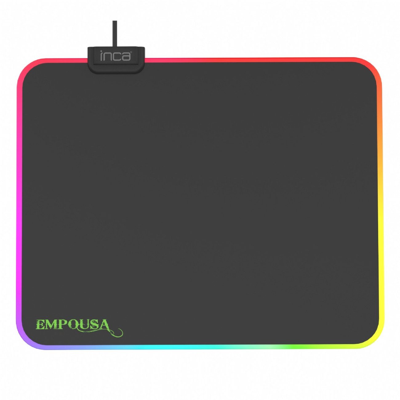 INCA Gaming Mauspad IMP-024 (Einzelprodukt), RGB Gaming-Mauspad mit 12 Modi