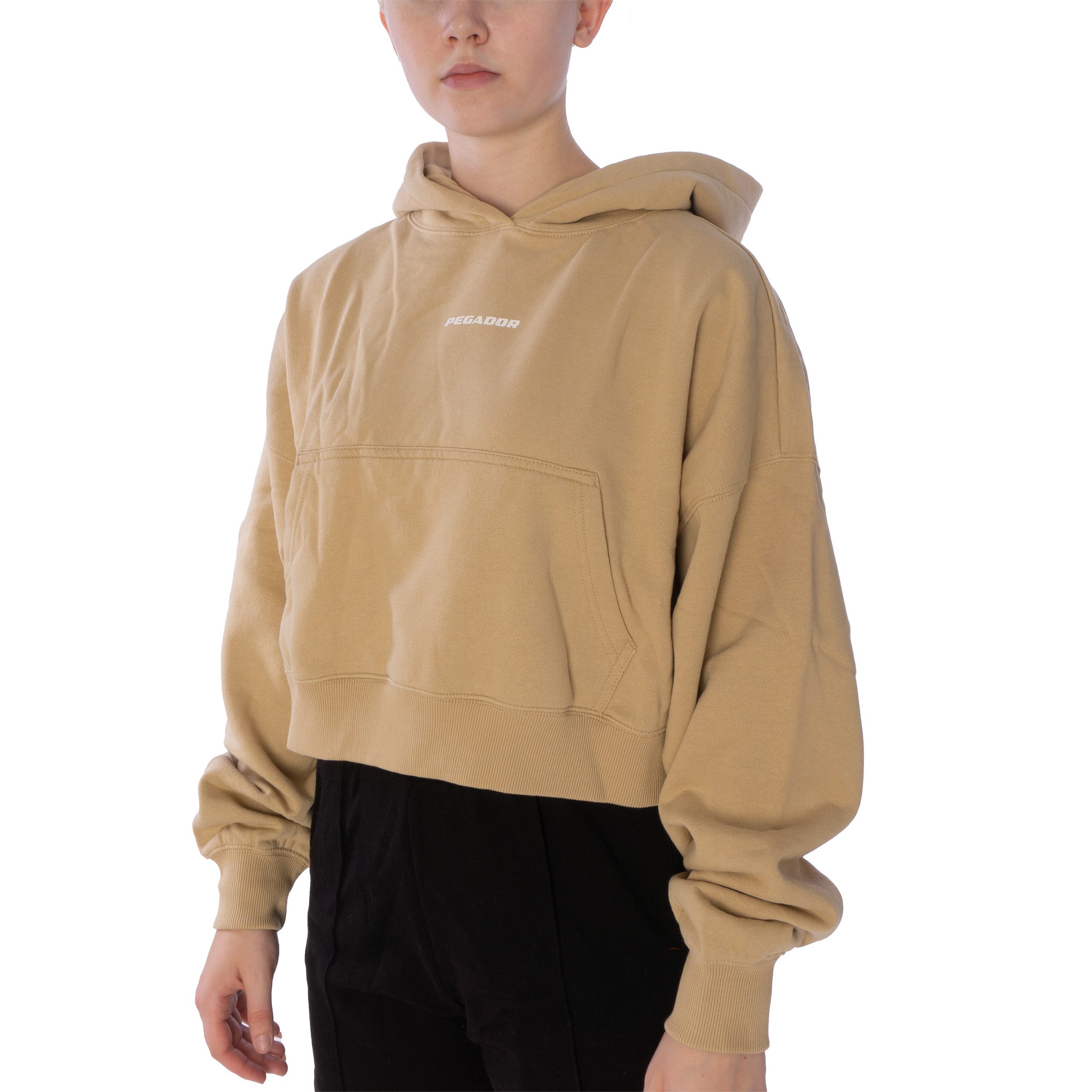 PEGADOR Hoodie Crop Hoody PGDR Luna Logo Cropped (1-tlg) günstig online kaufen