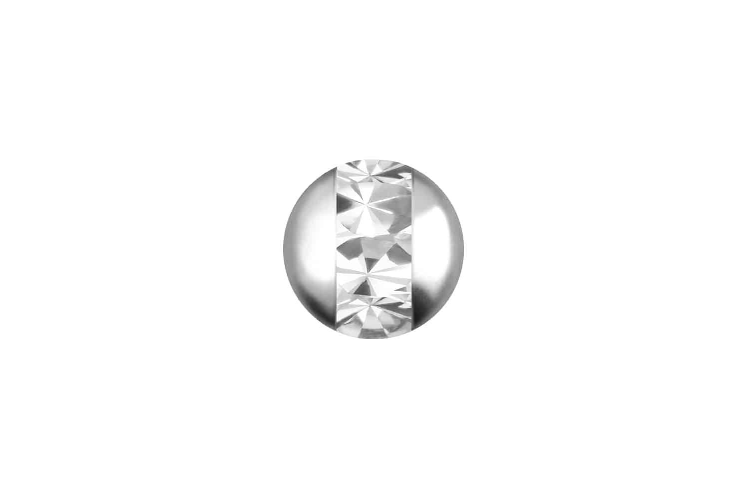 PIERCINGLINE Piercing-Set Chirurgenstahl Klemmkugel EPOXY-RING (Klemm-Aufsätze, 1-tlg)