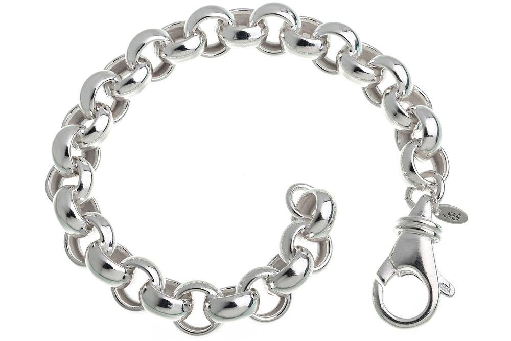 Silberkettenstore Silberarmband Rundes Erbskette Armband 10mm günstig online kaufen