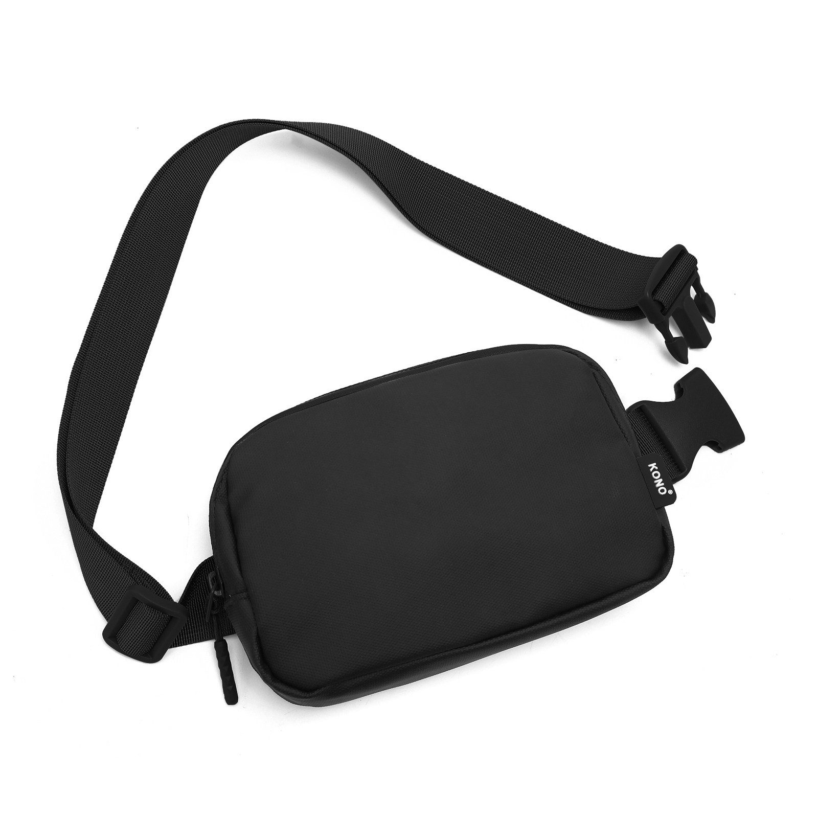 KONO Gürteltasche Wasserabweisende Leichte Bauchtasche – Verstellbare Reise Brusttasche
