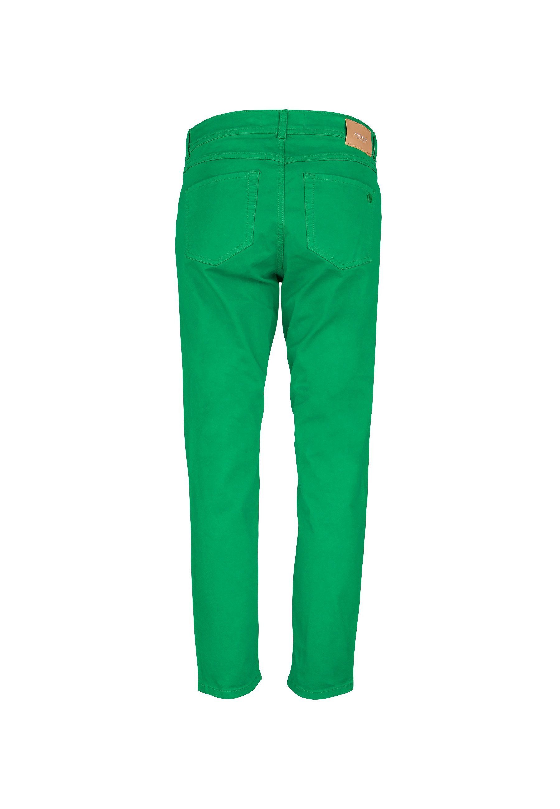 Ornella mit grün 7/8-Jeans Coloured Label-Applikationen ANGELS Jeans