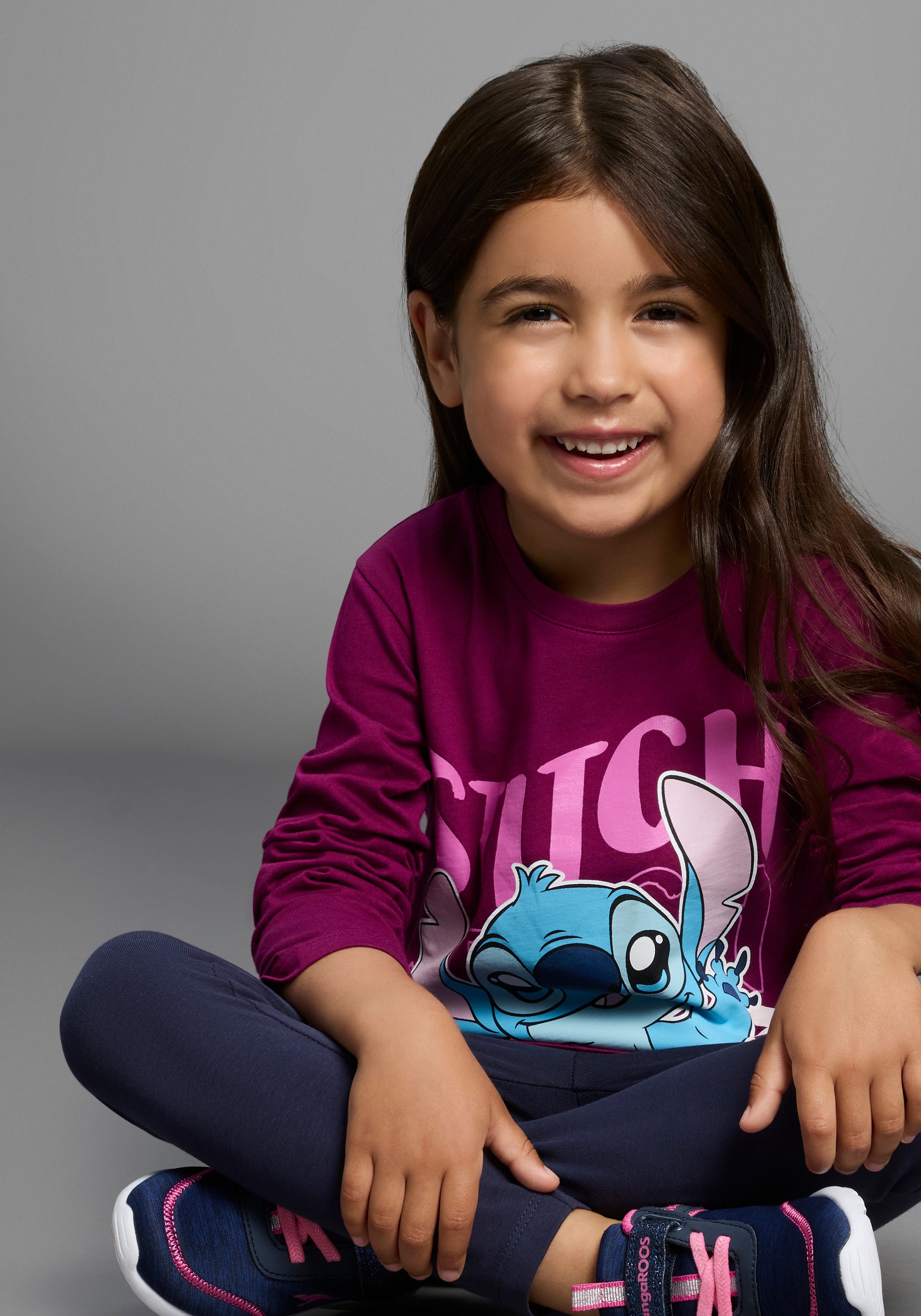 KIDSWORLD Langarmshirt STITCH - Disney Shirt Disney STITCH