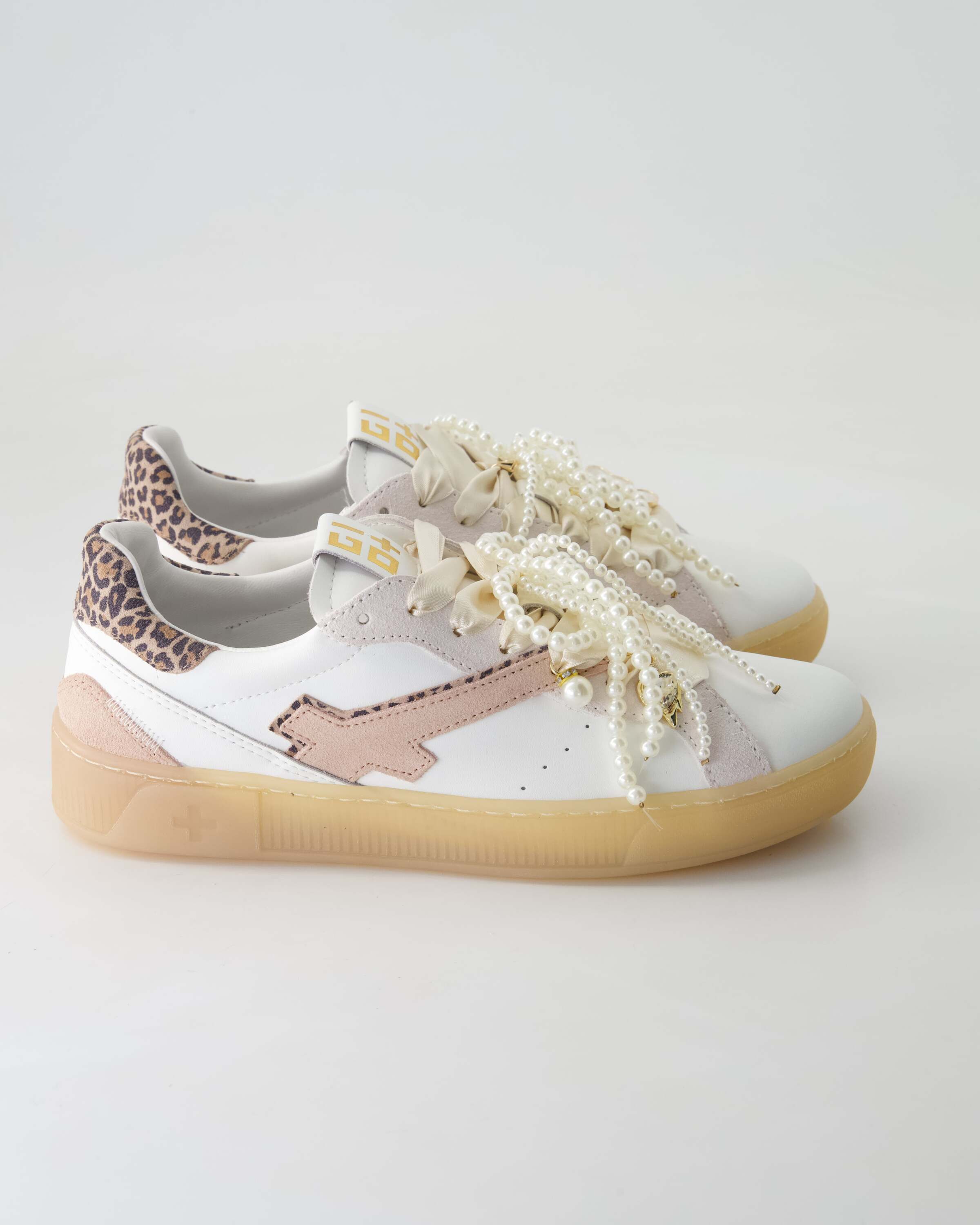 Gio+ Blue Sneaker Obermaterial: Leder und Leder günstig online kaufen