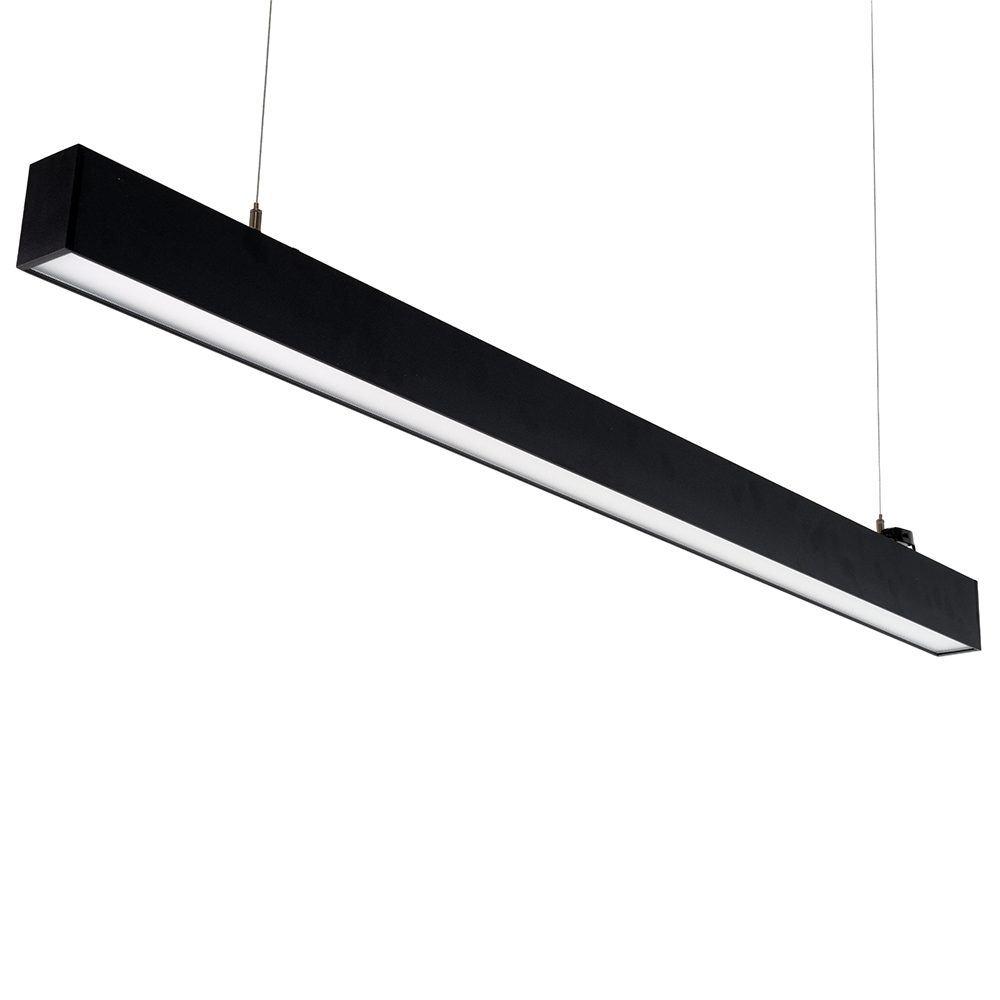 LUXULA LED Pendelleuchte LUXULA LED Linearleuchte 120 cm 30 W CCT einstellbar Schwarz, Farbwechsler