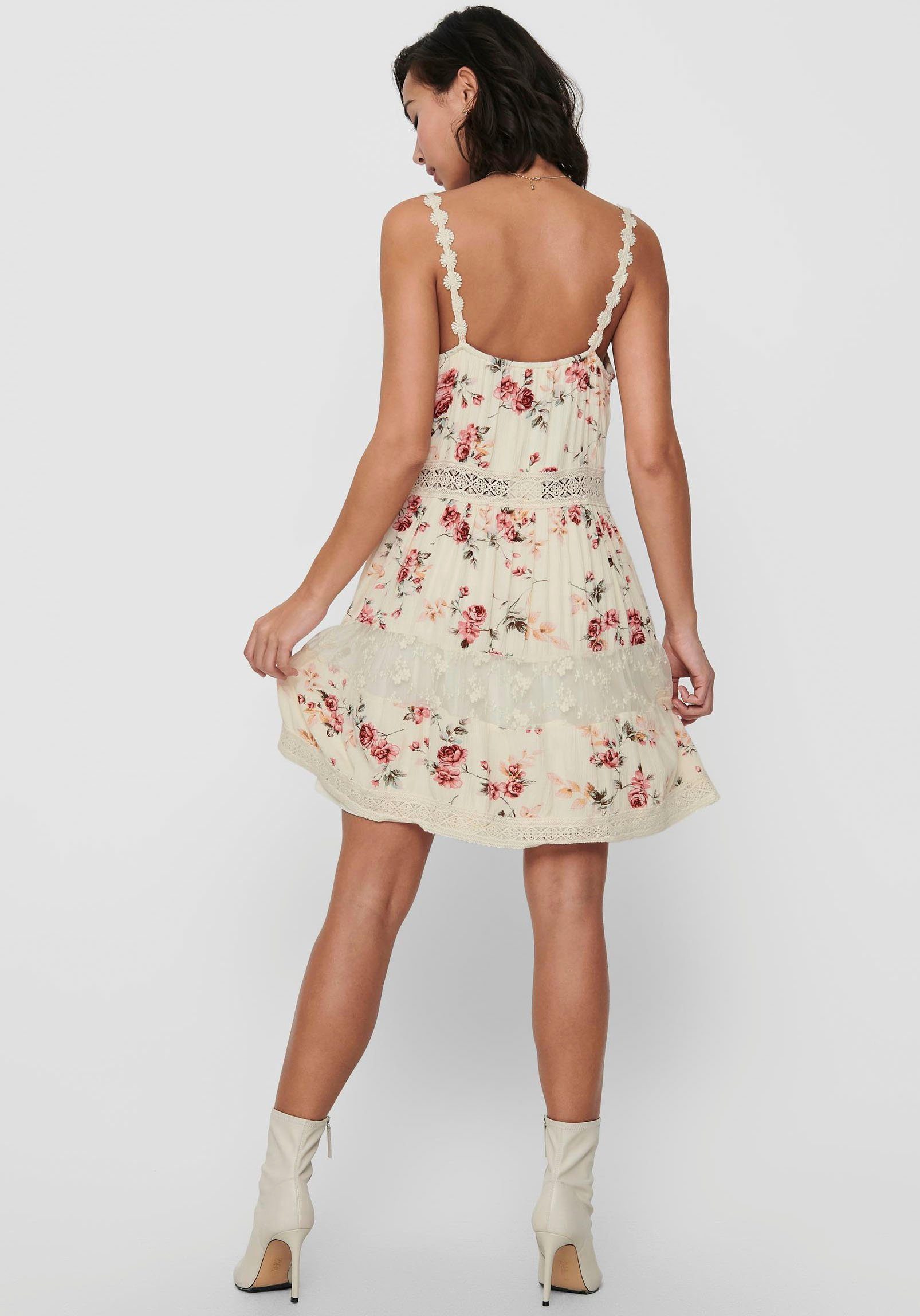 ONLY Trägerkleid ONLKARMEN ANNE LIFE S/L DRESS WVN NOOS Sommerkleid günstig online kaufen