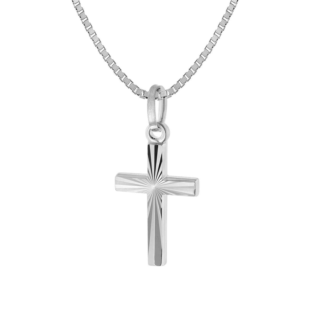 trendor Kreuzkette 51628, Kreuz und für Kinder 925 Silber