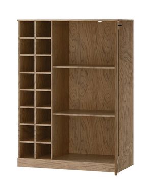 Feldmann-Wohnen Highboard Cozy 15 (1 St), 100x50x140cm Artisan Rustikal 2-türig