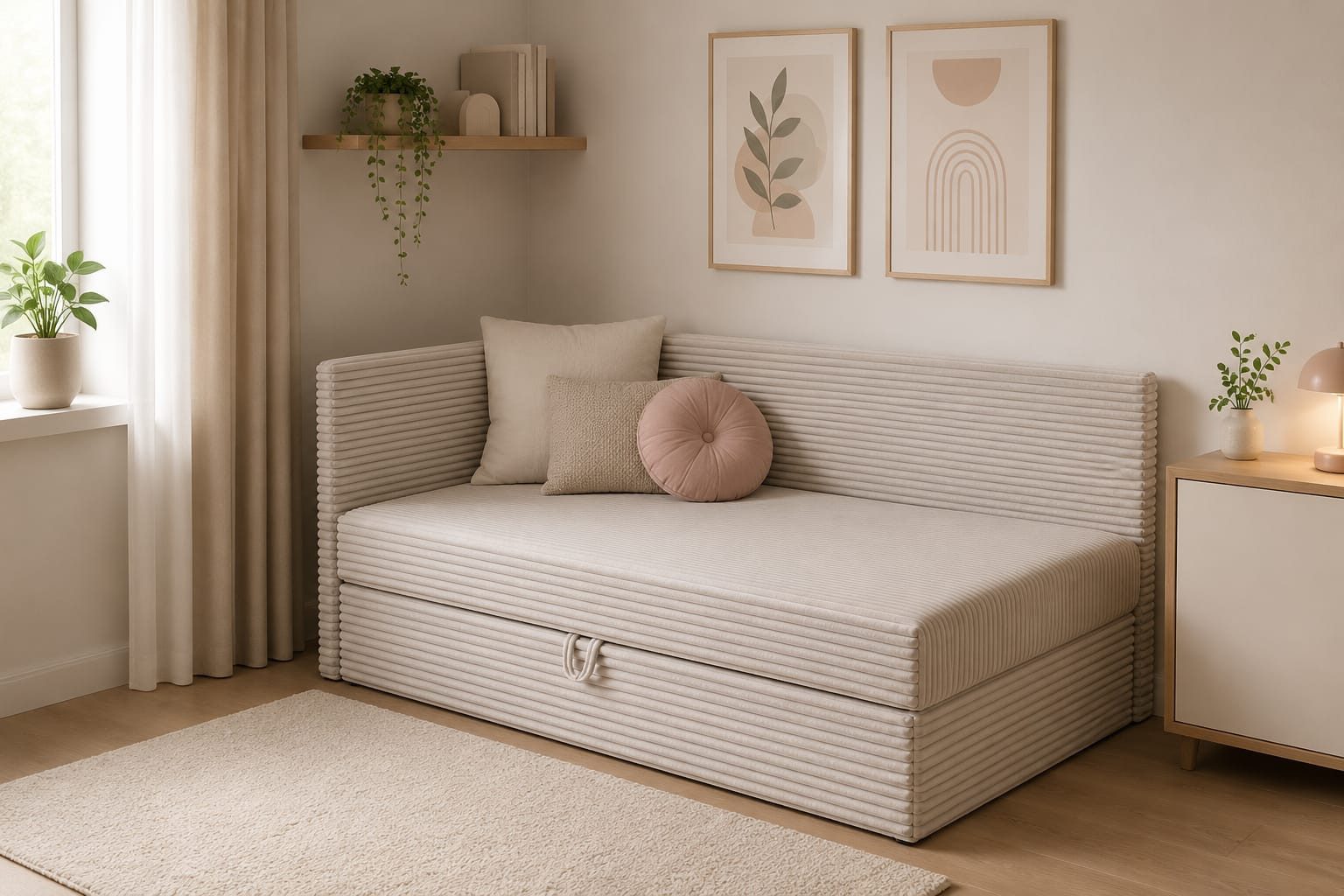 B&B Home Boxspringbett Boxspringbett Tiliano rechts oder links 90 cm 120 cm (H3 Matratze Bonnellfederung, Kopfteil, Seitenteil und Bettkasten)