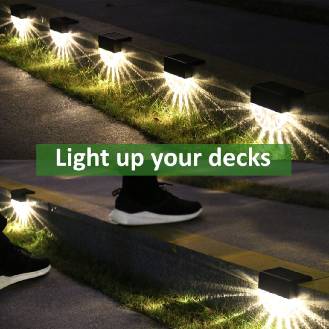 Haiaveng LED Discolicht Dekoration,für Led Solarleuchten Solarlampen Garten Terrasse, Solar für Gartenleuchten, Stück Wasserdichte Garten Garten,2 Außen