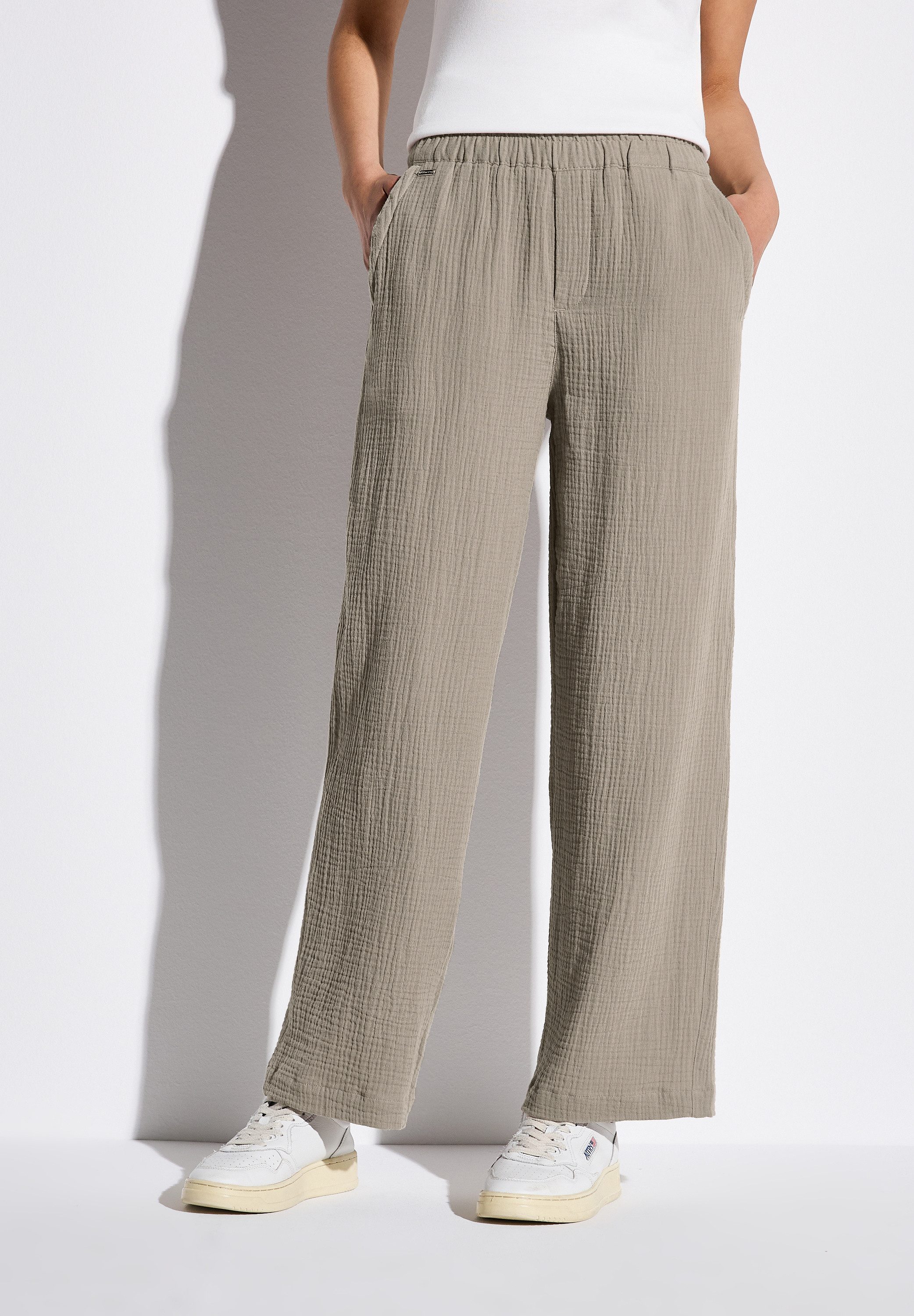 STREET ONE Stoffhose High Waist günstig online kaufen