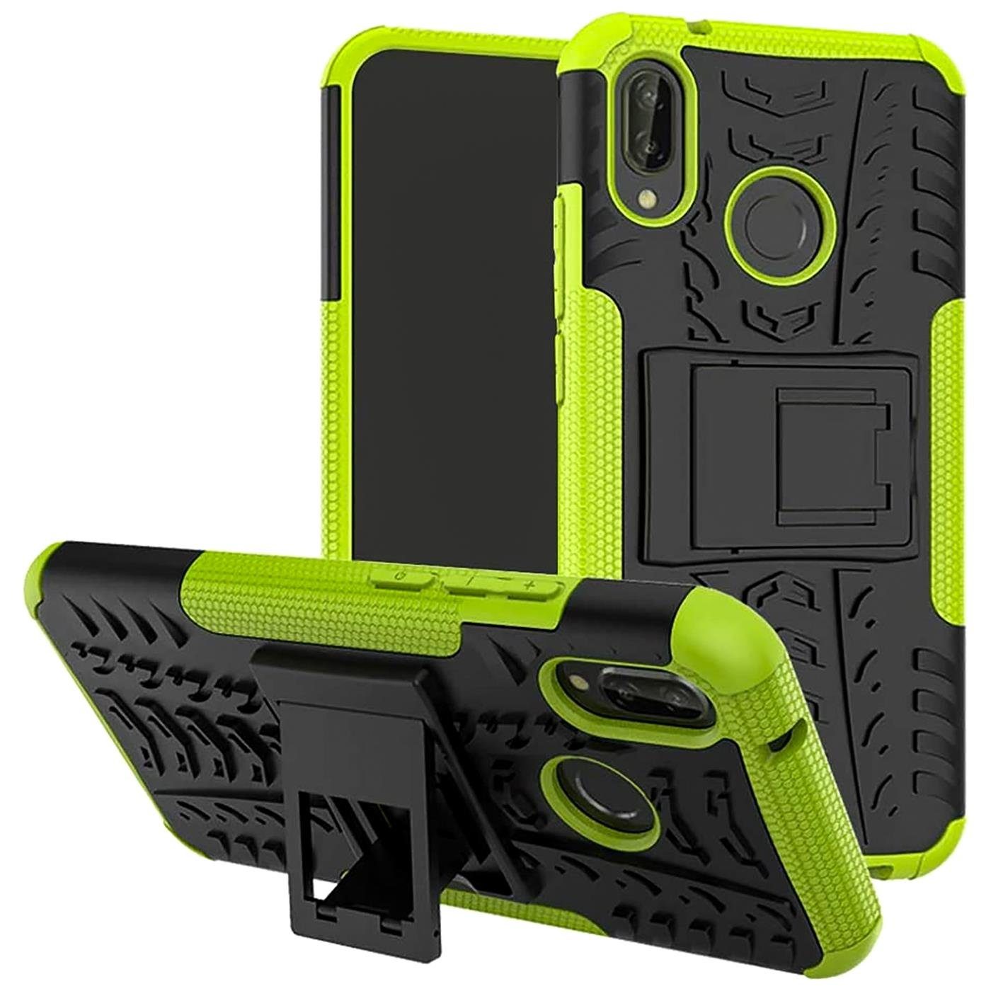 CoolGadget Handyhülle Outdoor Case Hybrid Cover für Huawei P20 Lite 5,8 Zoll, Schutzhülle extrem robust Handy Case für Huawei P20 Lite Hülle