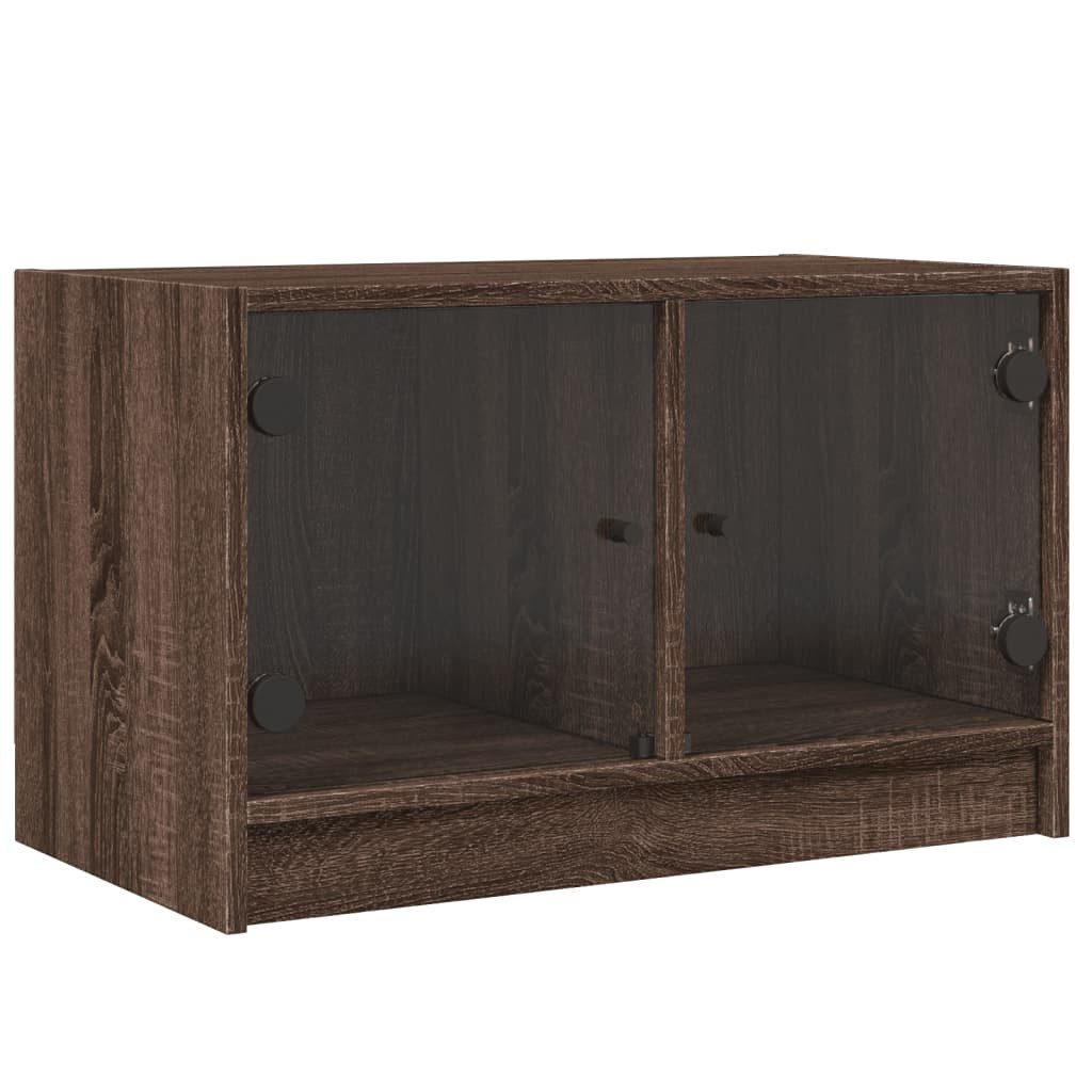 vidaXL TV-Schrank TV-Schrank mit Glastüren Braun günstig online kaufen