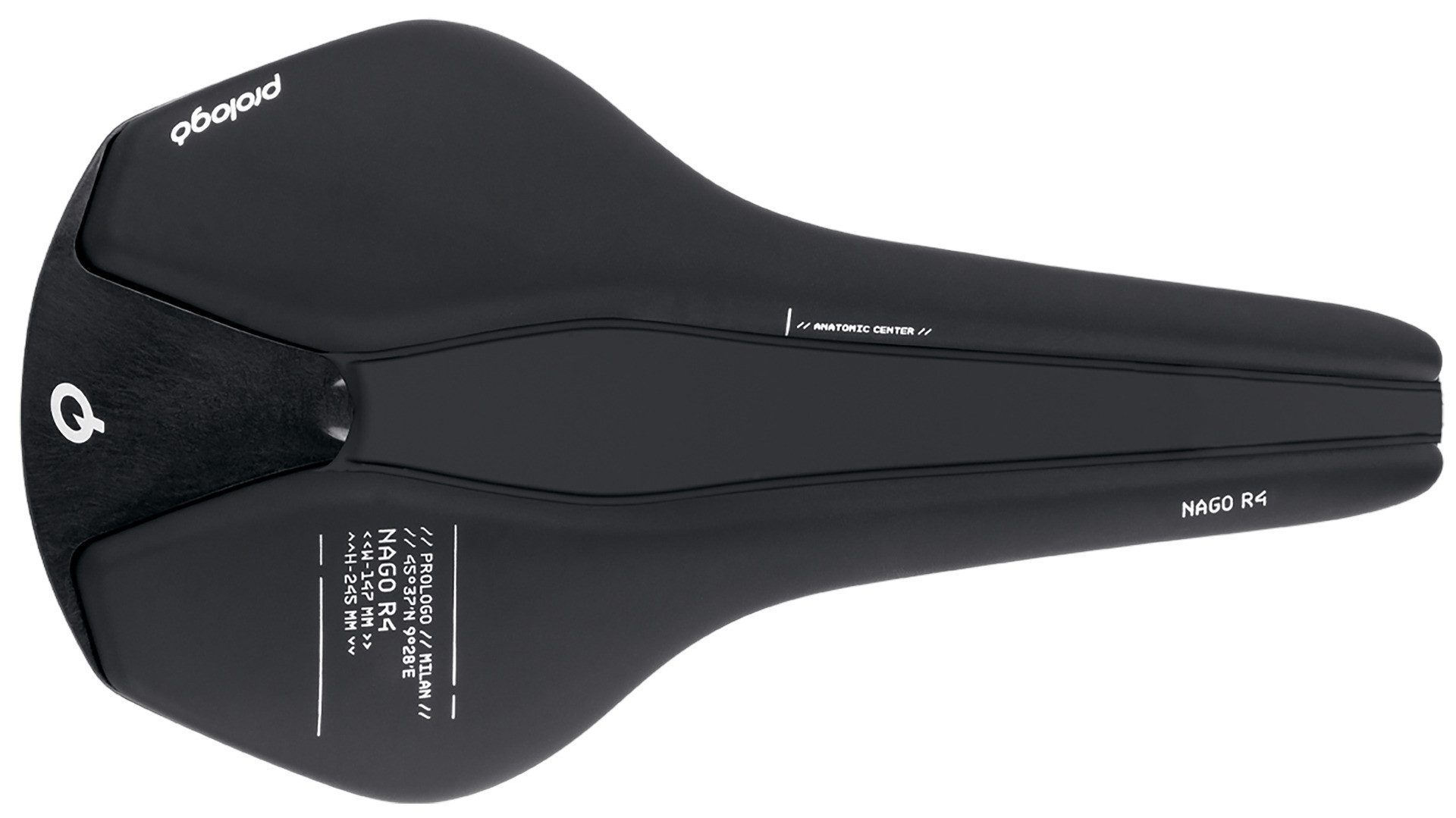 Prologo Fahrradsattel, Rennrad-Sattel Nago R4, 245x147mm