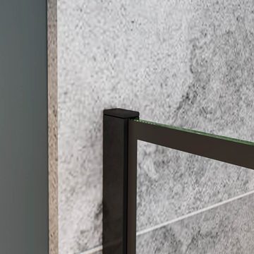 duschspa Duschwand 8mm Nano Glas Walk in Dusche Duschtrennwand Duschwand 200cm Glaswand, Einscheibensicherheitsglas, Sicherheitsglas, (Set), Glas