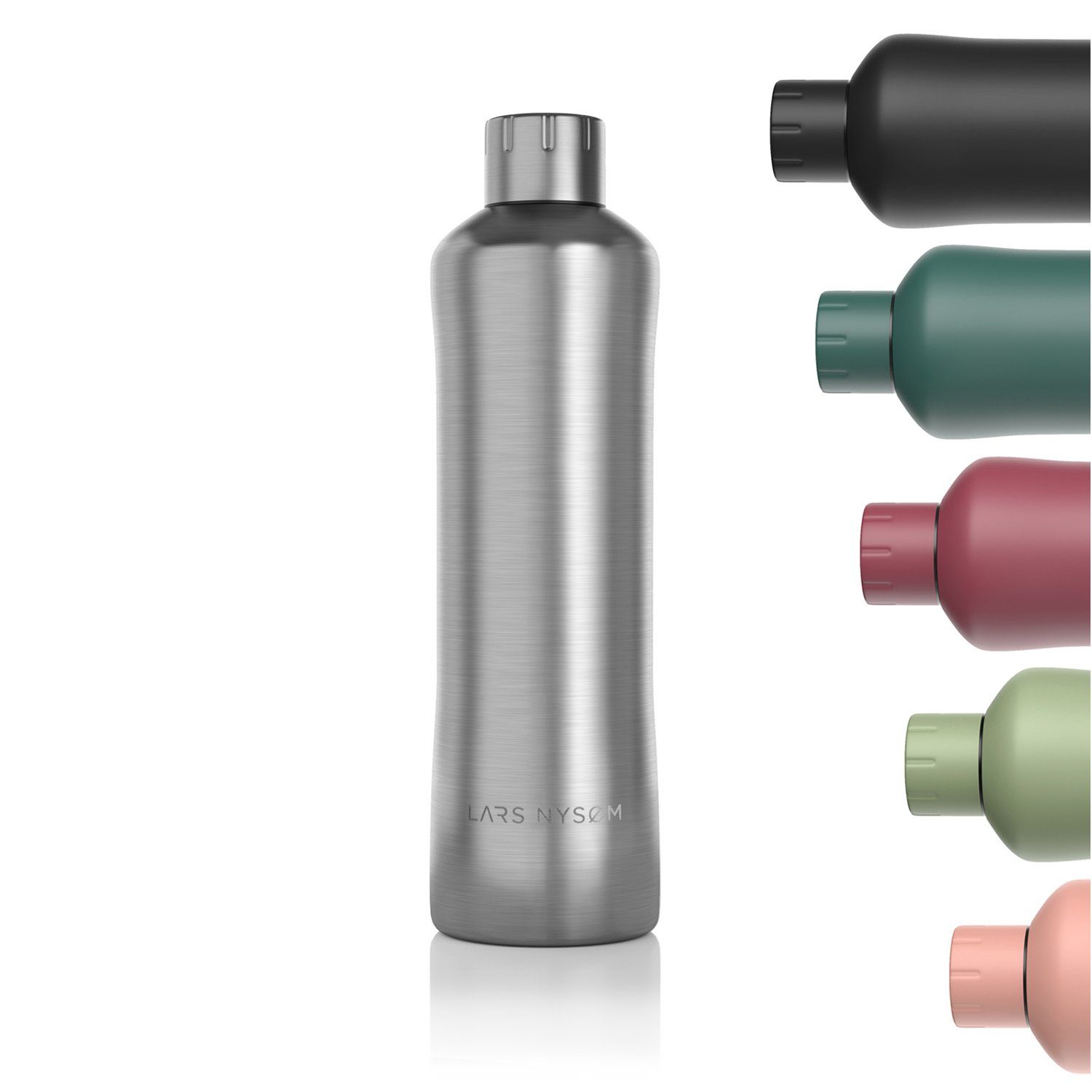 Stainless Steel geeignet Isolierflasche BPA-Freie Bølge, NYSØM Thermosflasche LARS Kohlensäure