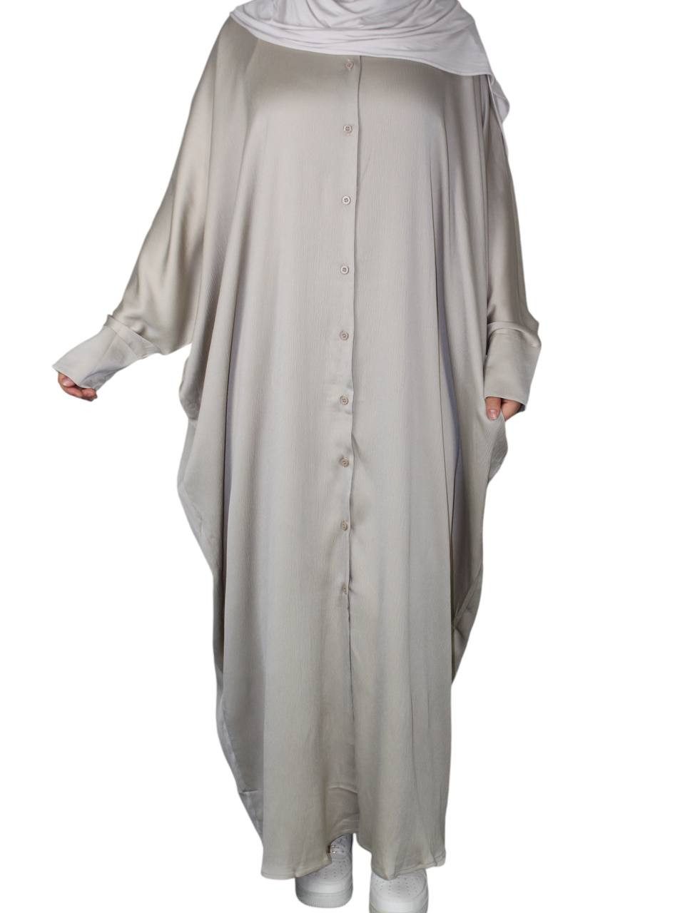 Aymasal Maxikleid Oversized Hemdkleid LATIFA Hemdblusenkleid Abaya Kleidhem günstig online kaufen
