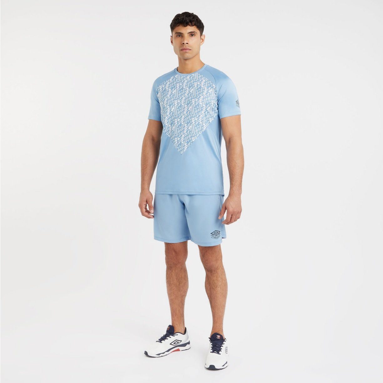 Umbro T-Shirt Pro Training Graphic Jersey (100% Polyester) hellblau Herren