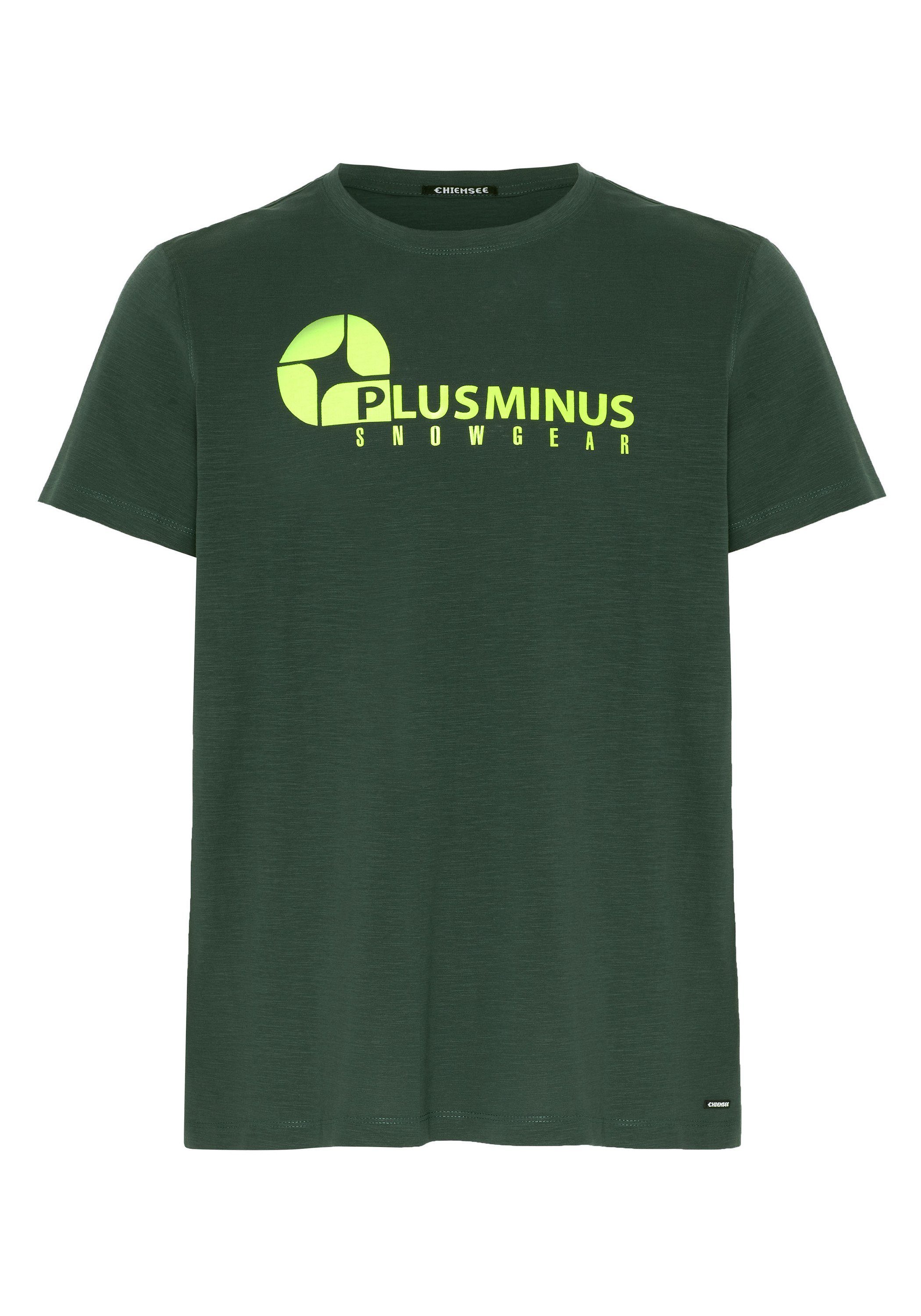 Chiemsee Print-Shirt T-Shirt im PLUS-MINUS-Design Green Gables 1