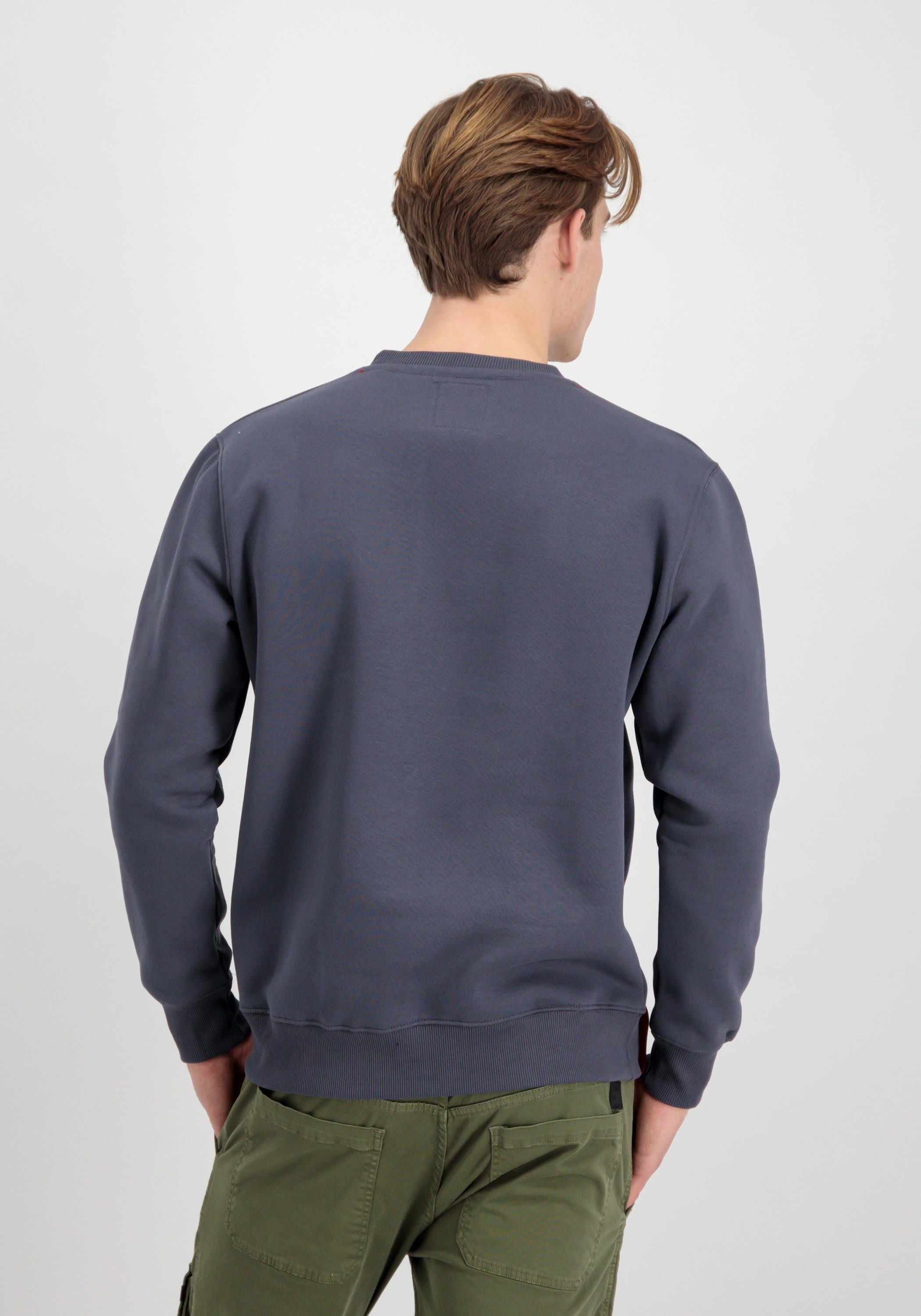 Sweatshirts Basic greyblack - Alpha Industries Alpha Sweater Sweater Men Industries
