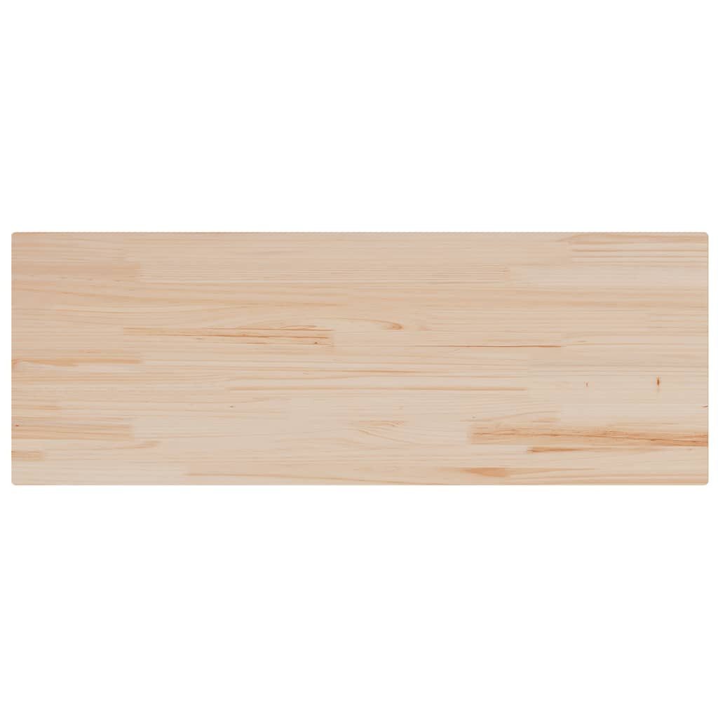 furnicato Tischplatte aus massivem Kiefernholz 110 x 40 x 1,7 cm naturfarben (1 St), Rustikale Couchtischplatte mit Aststellen für den Essbereich