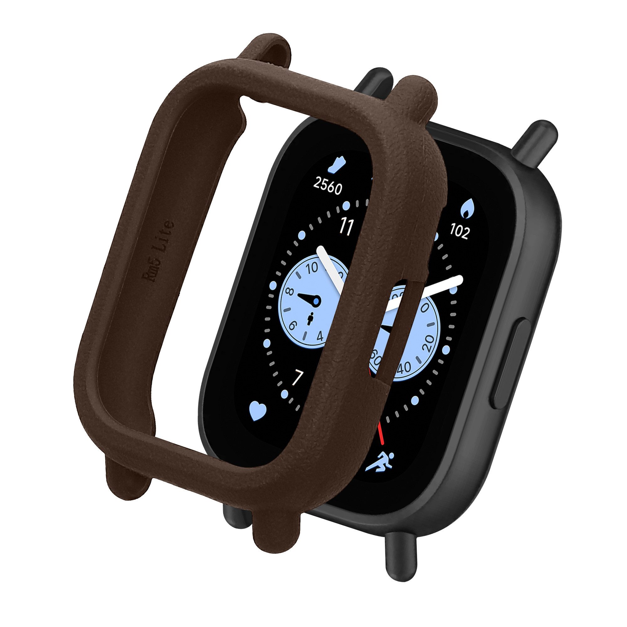 kwmobile Smartwatch-Hülle Schutzhülle für Xiaomi Redmi Watch 5 Lite Hülle, Fitness Tracker Case aus TPU Soft Smartwatch Case
