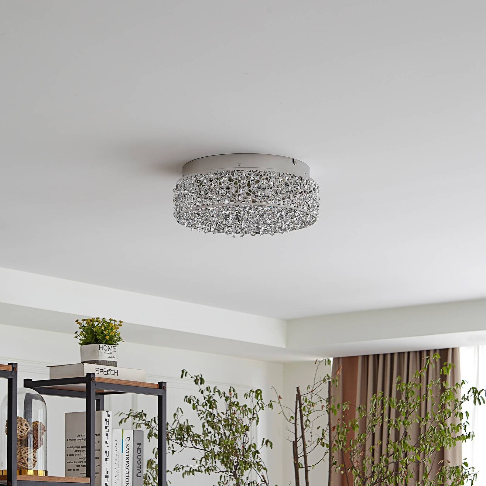 Lucande Deckenleuchten Felias, LED 17 W gesamt, warmweiß